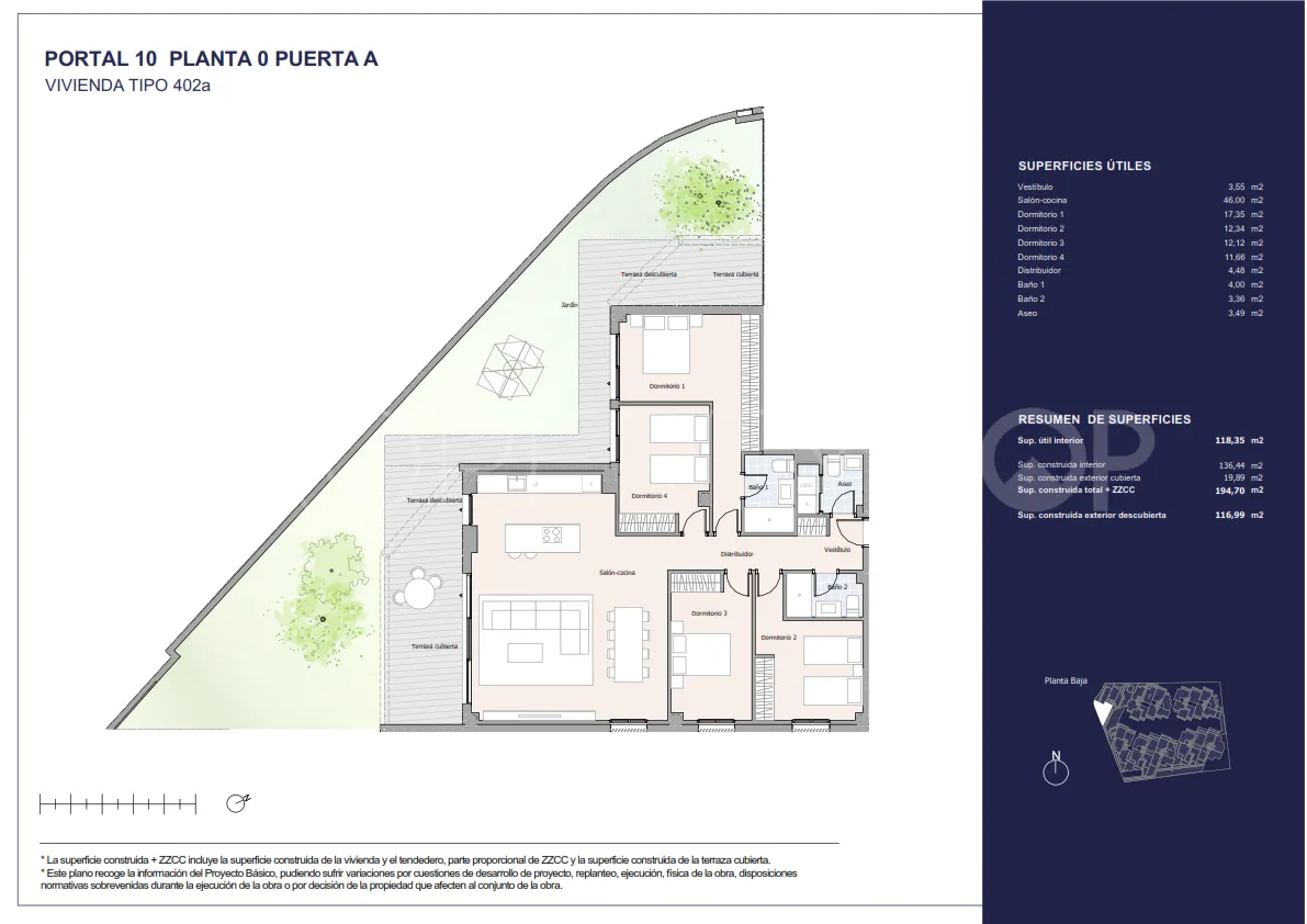 For sale 4 bedrooms ground floor apartment in Nueva Andalucia