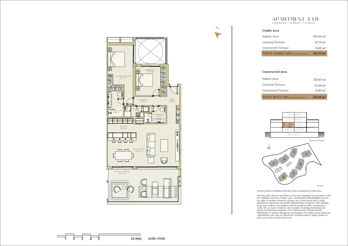 2 bedrooms apartment in Estepona for sale