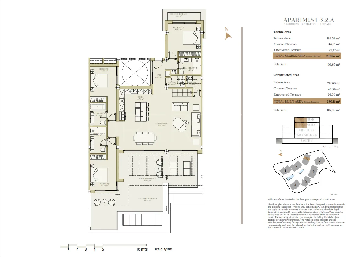 Estepona, atico duplex de 4 dormitorios en venta