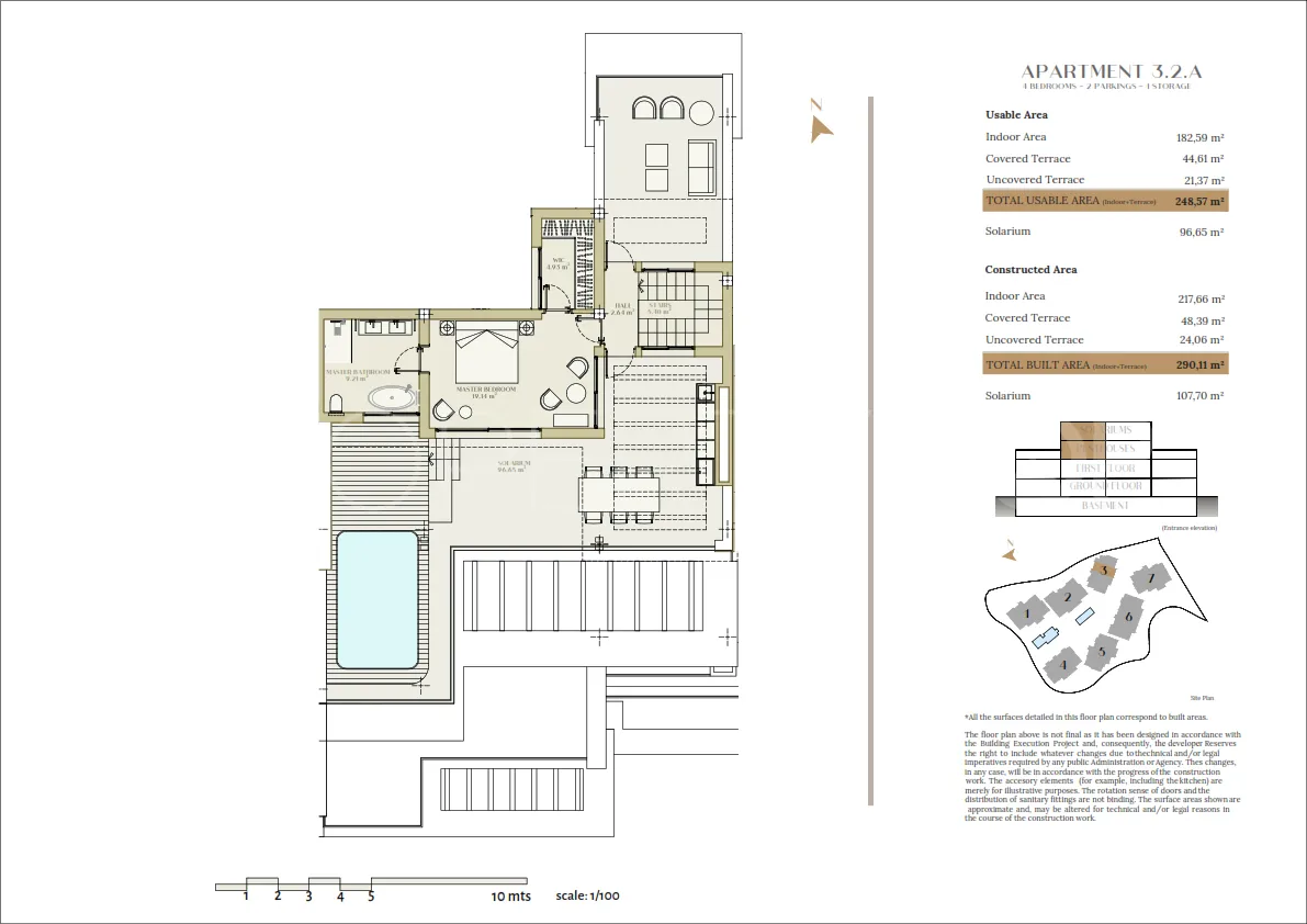Estepona, atico duplex de 4 dormitorios en venta
