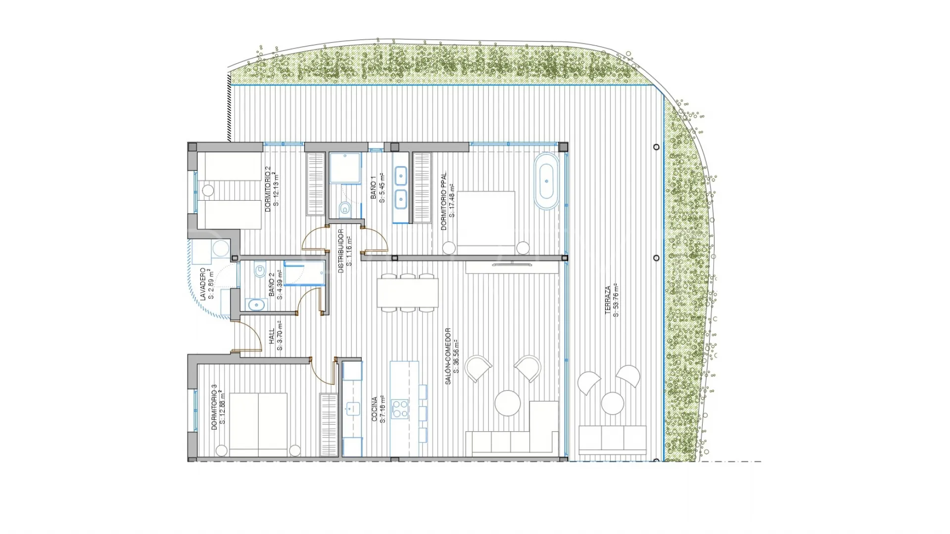 Se vende apartamento en El Higueron de 3 dormitorios