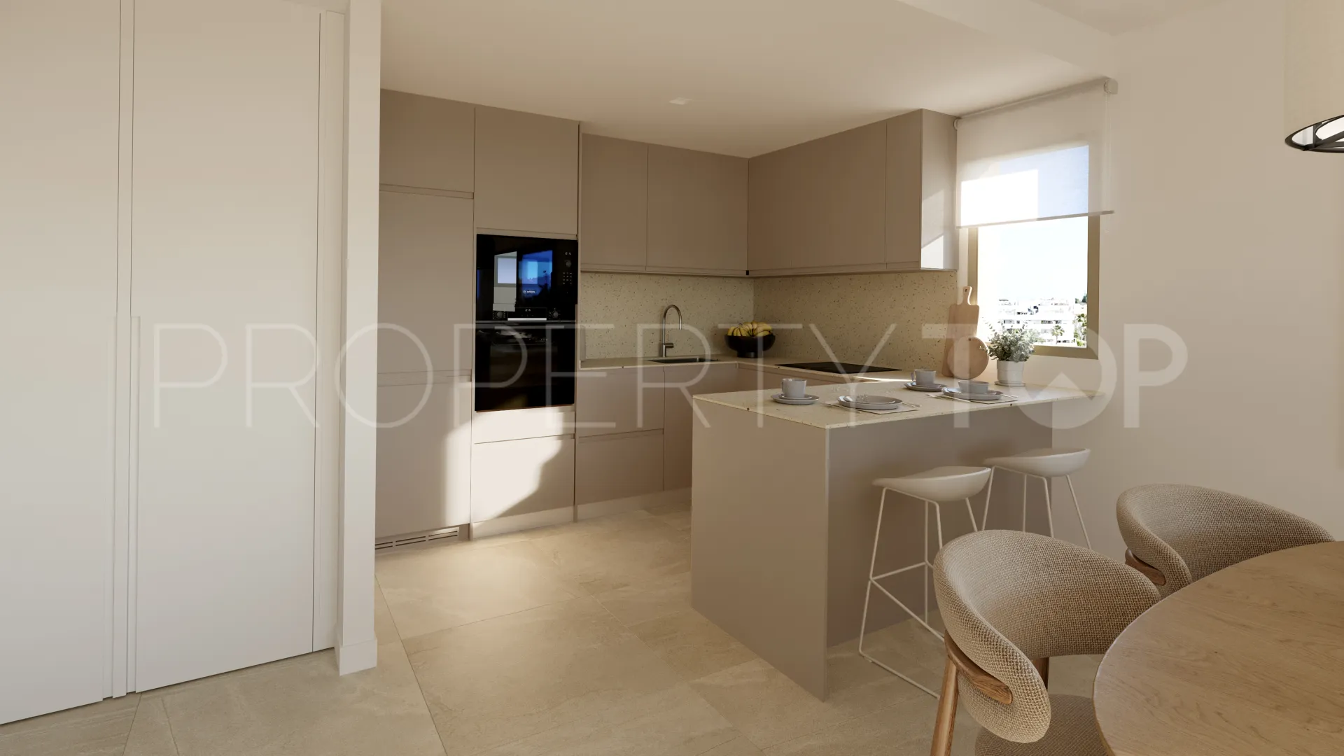 Mijas Costa, apartamento con 3 dormitorios en venta