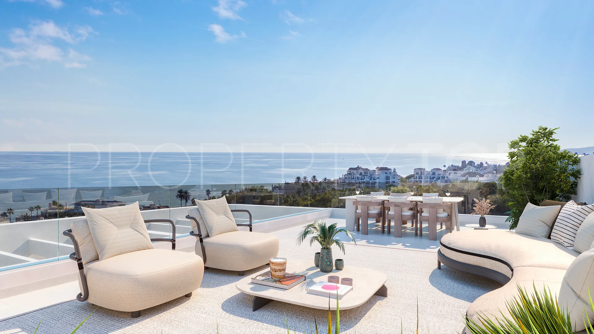 Apartamento con 3 dormitorios en venta en Estepona