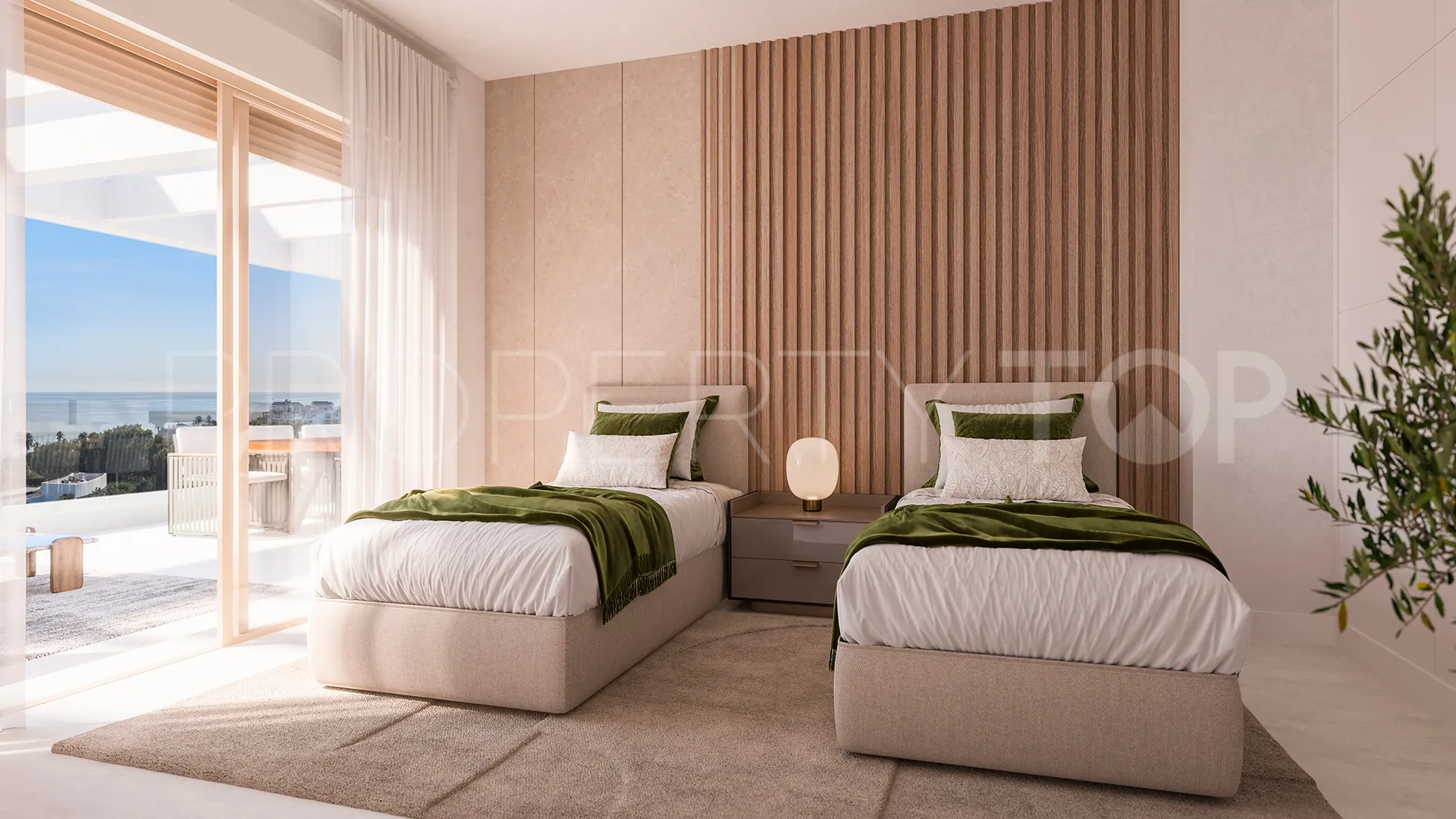 Apartamento con 3 dormitorios en venta en Estepona