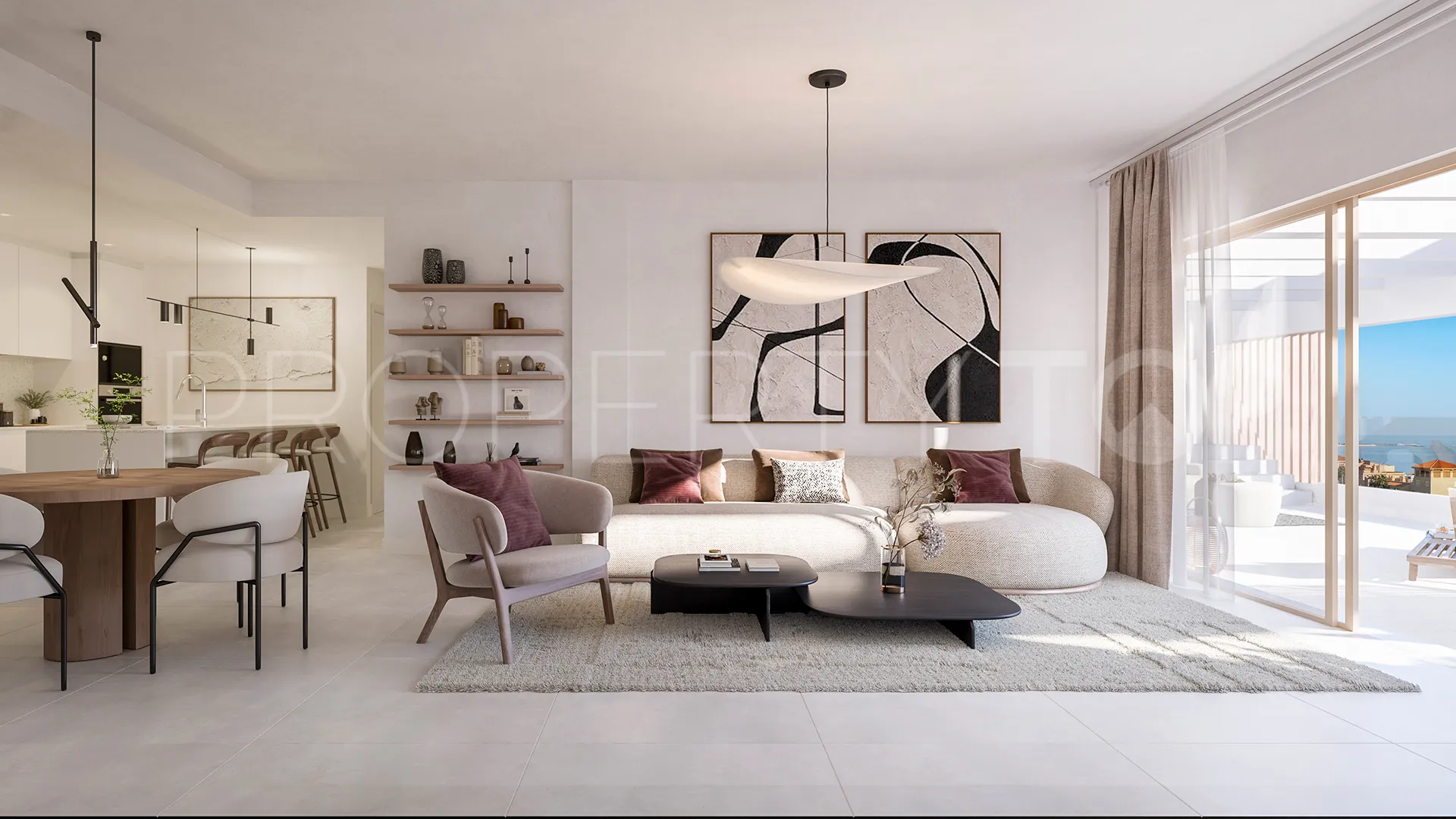 Apartamento con 3 dormitorios en venta en Estepona