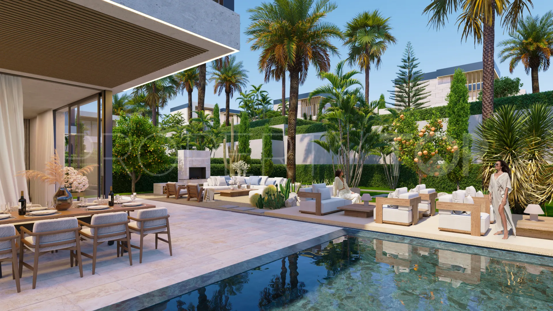 Villa de 4 dormitorios en venta en Estepona
