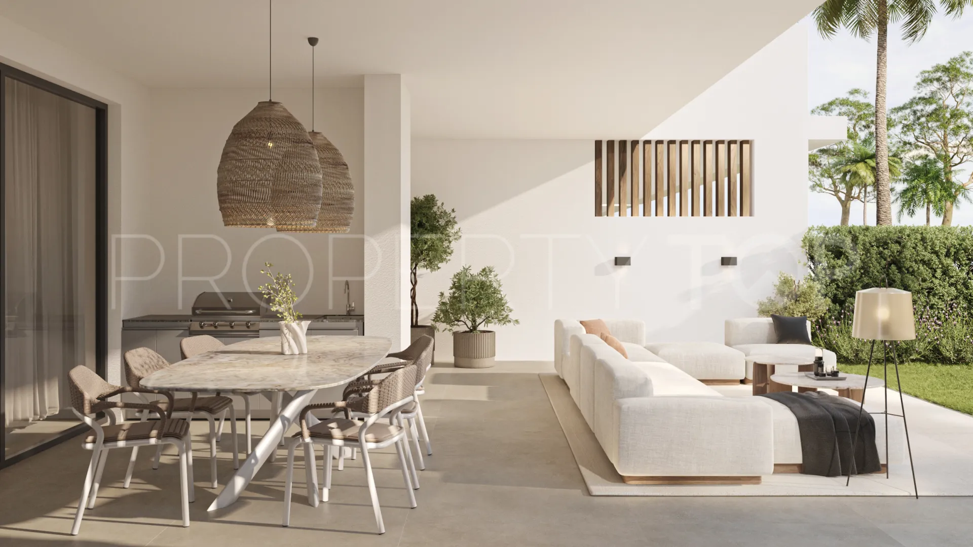Ground floor apartment for sale in New Golden Mile with 3 bedrooms