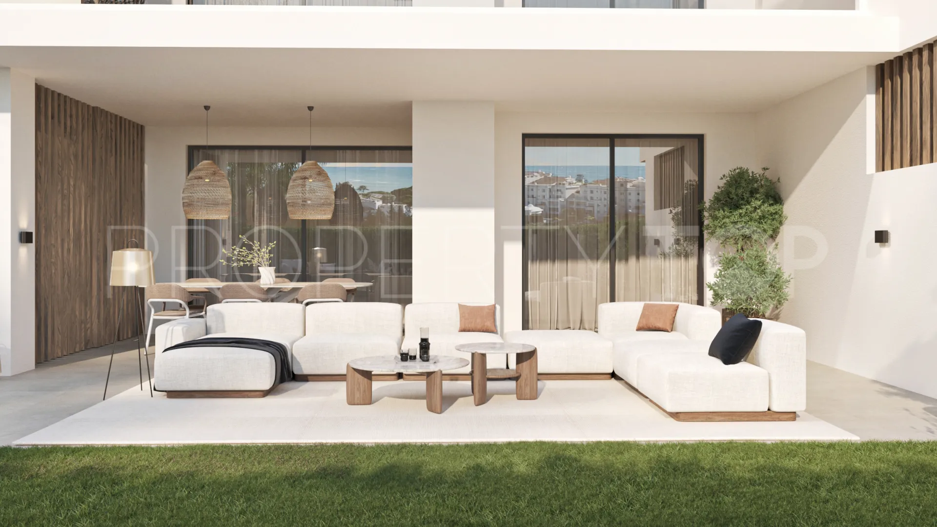 Ground floor apartment for sale in New Golden Mile with 3 bedrooms