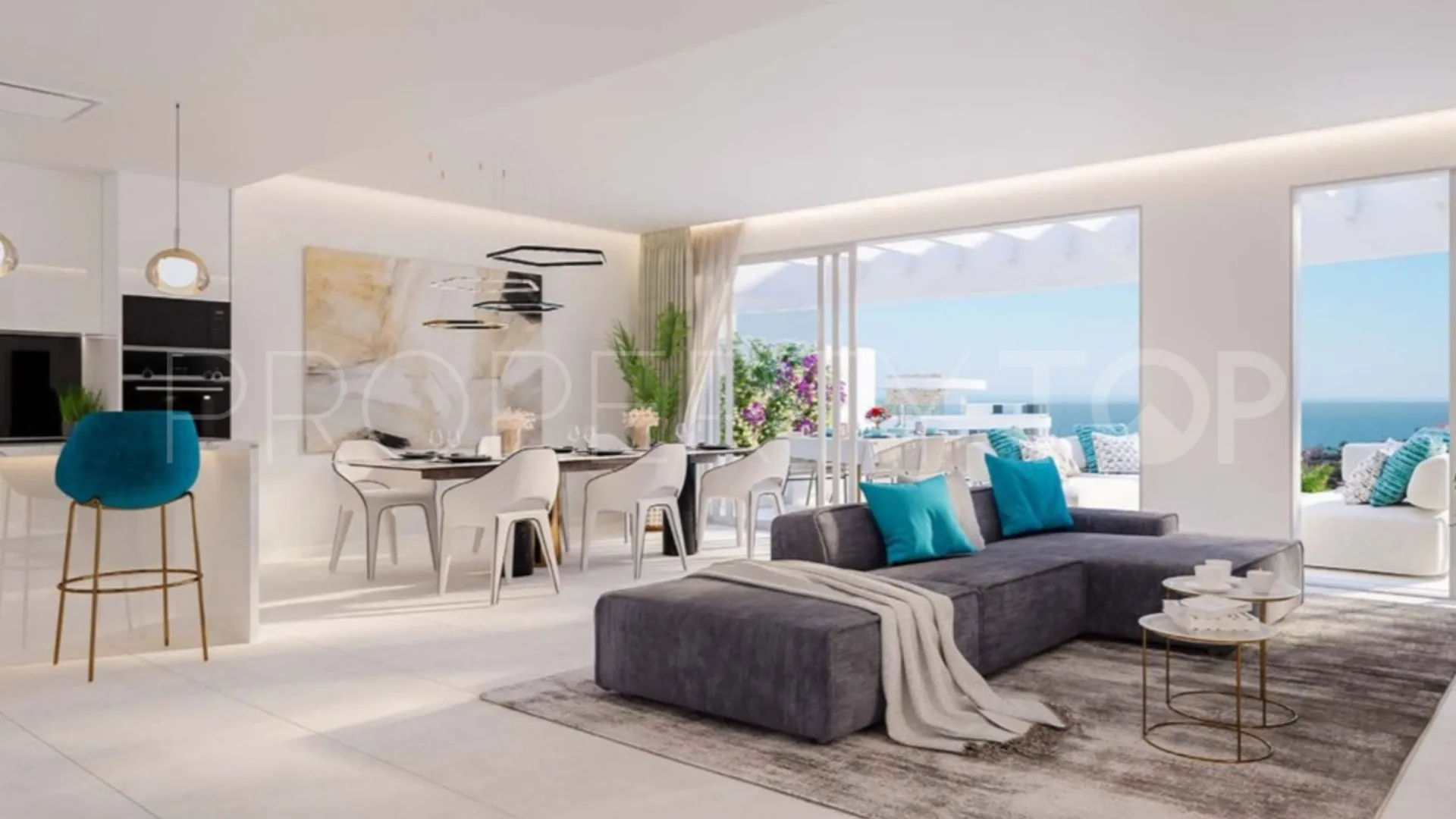Buy penthouse in Mijas Costa with 3 bedrooms