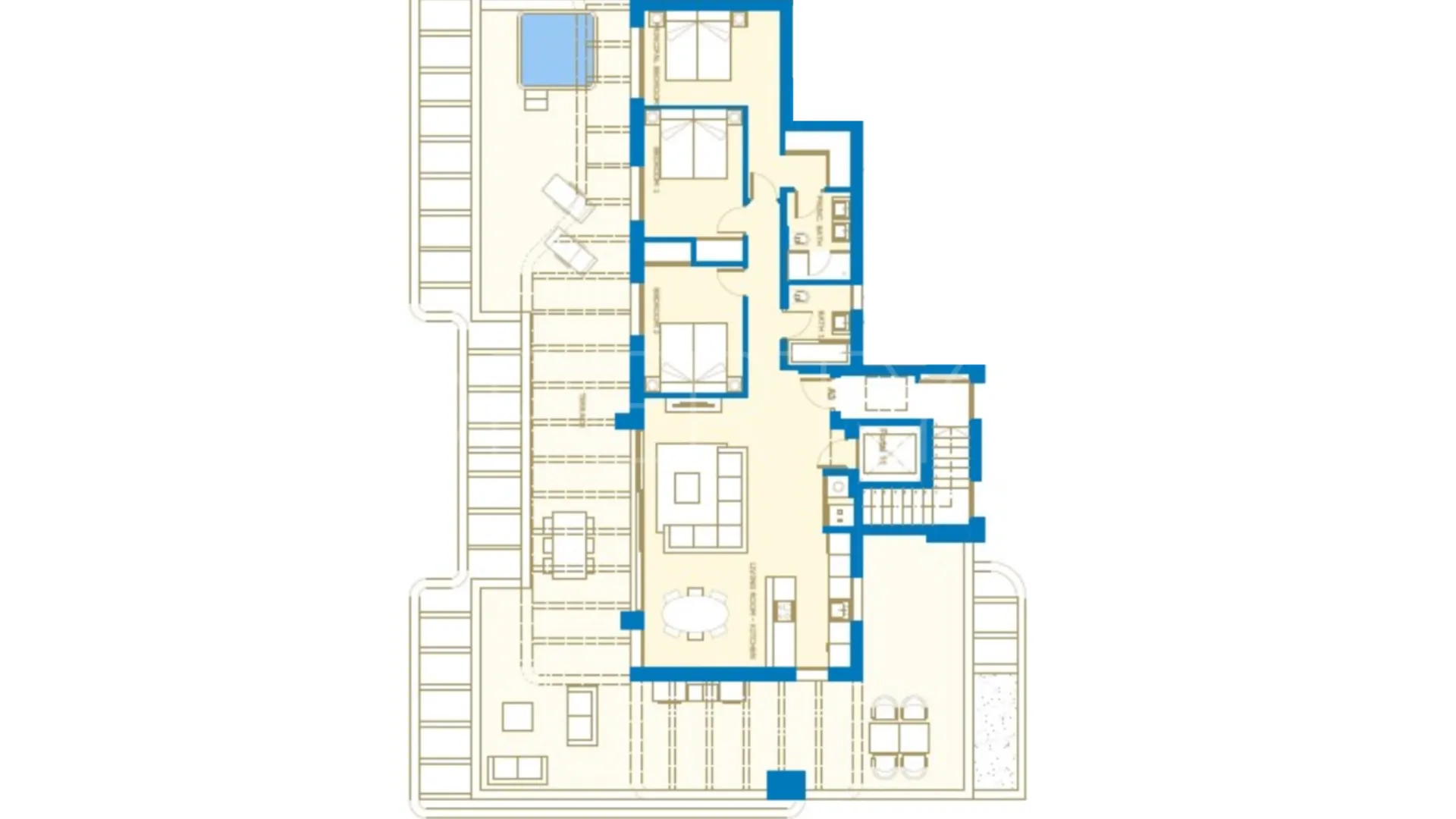Buy penthouse in Mijas Costa with 3 bedrooms