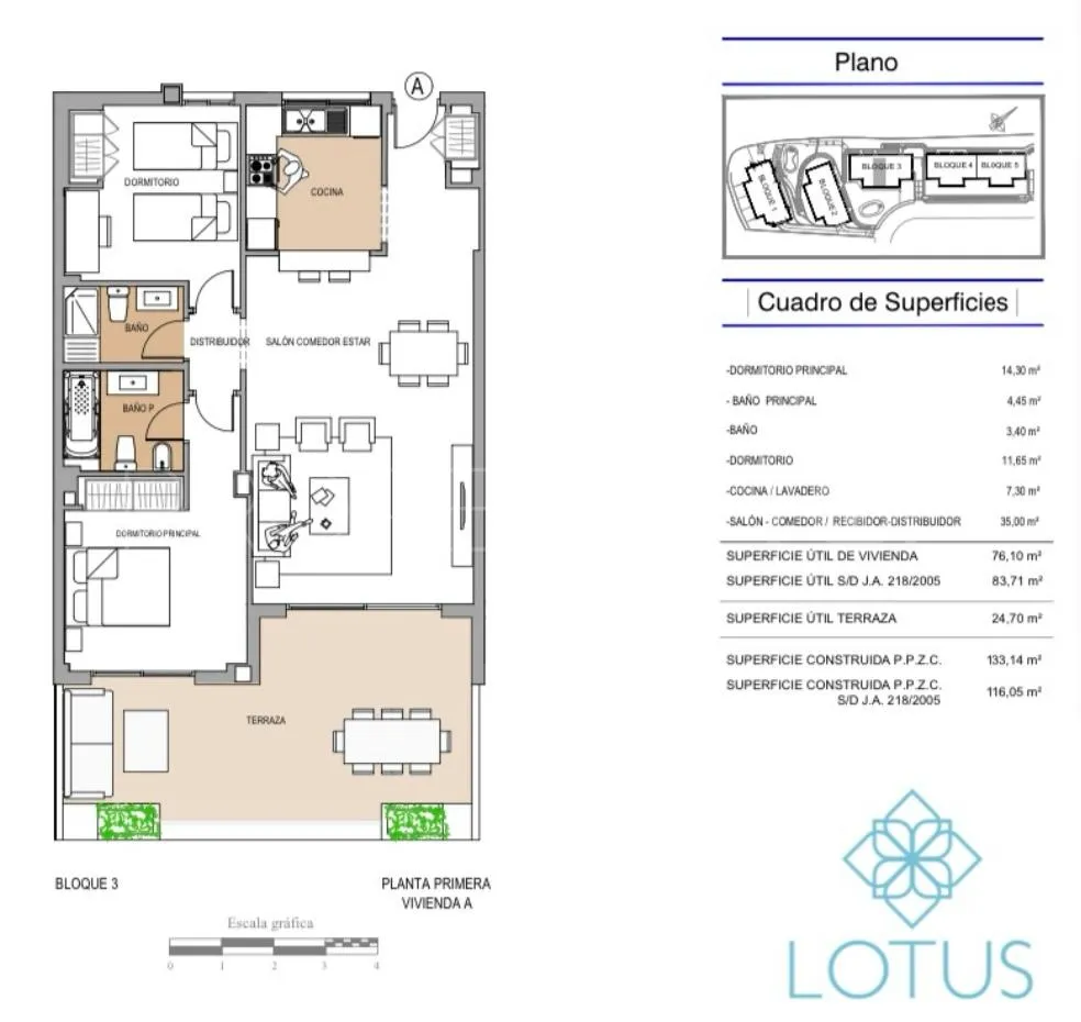 Doña Julia, apartamento en venta con 2 dormitorios