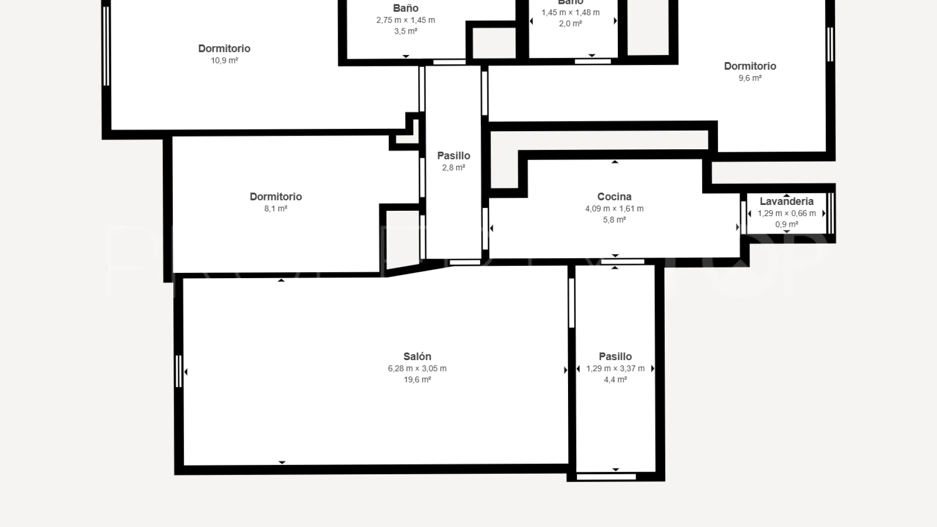 Buy ground floor apartment with 3 bedrooms in Estepona Centre