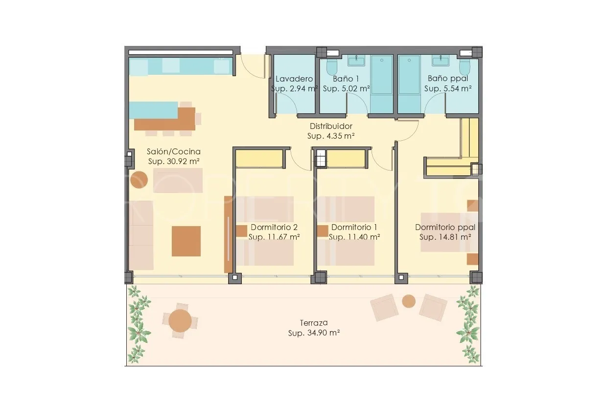 Piso a la venta en Avda de Andalucia - Sierra de Estepona con 3 dormitorios