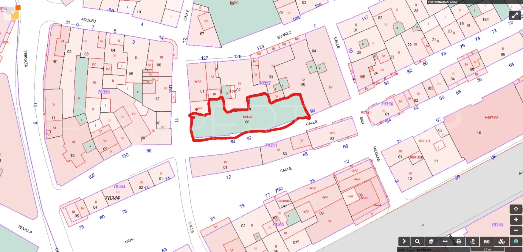 For sale Estepona Old Town plot