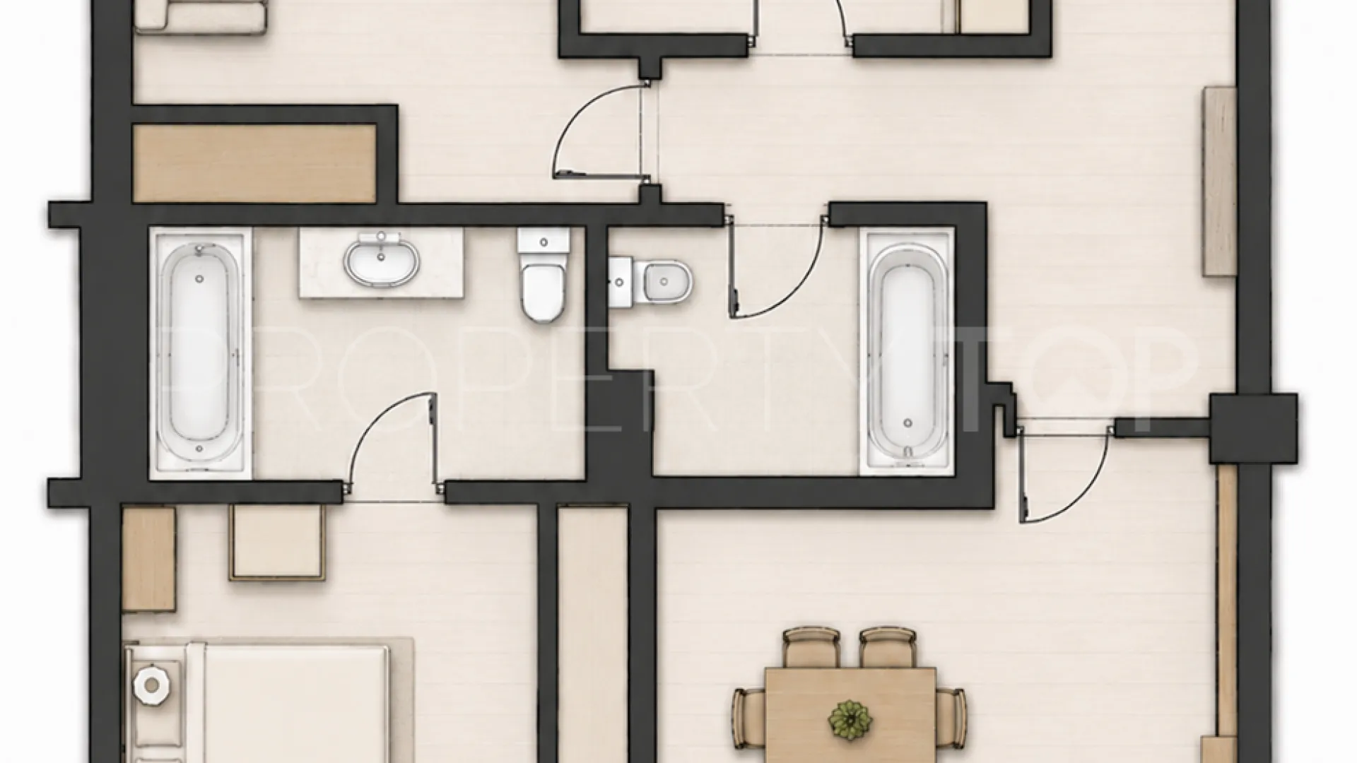Se vende apartamento en Manilva de 2 dormitorios