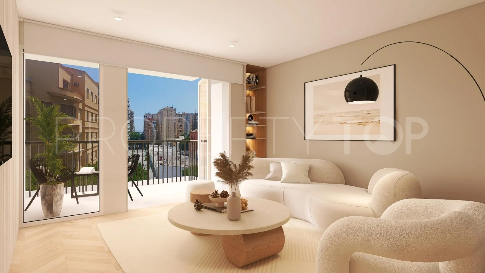 Malaga, apartamento en venta con 3 dormitorios