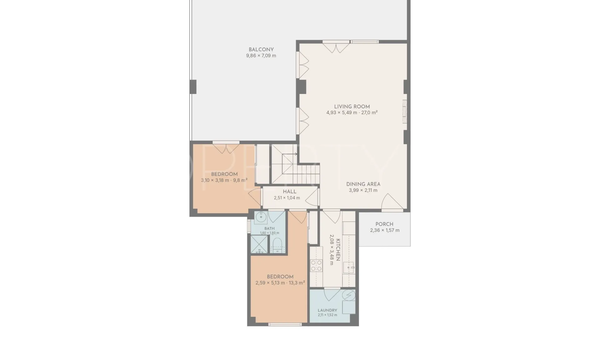 Atico duplex en venta de 3 dormitorios en Torrequebrada