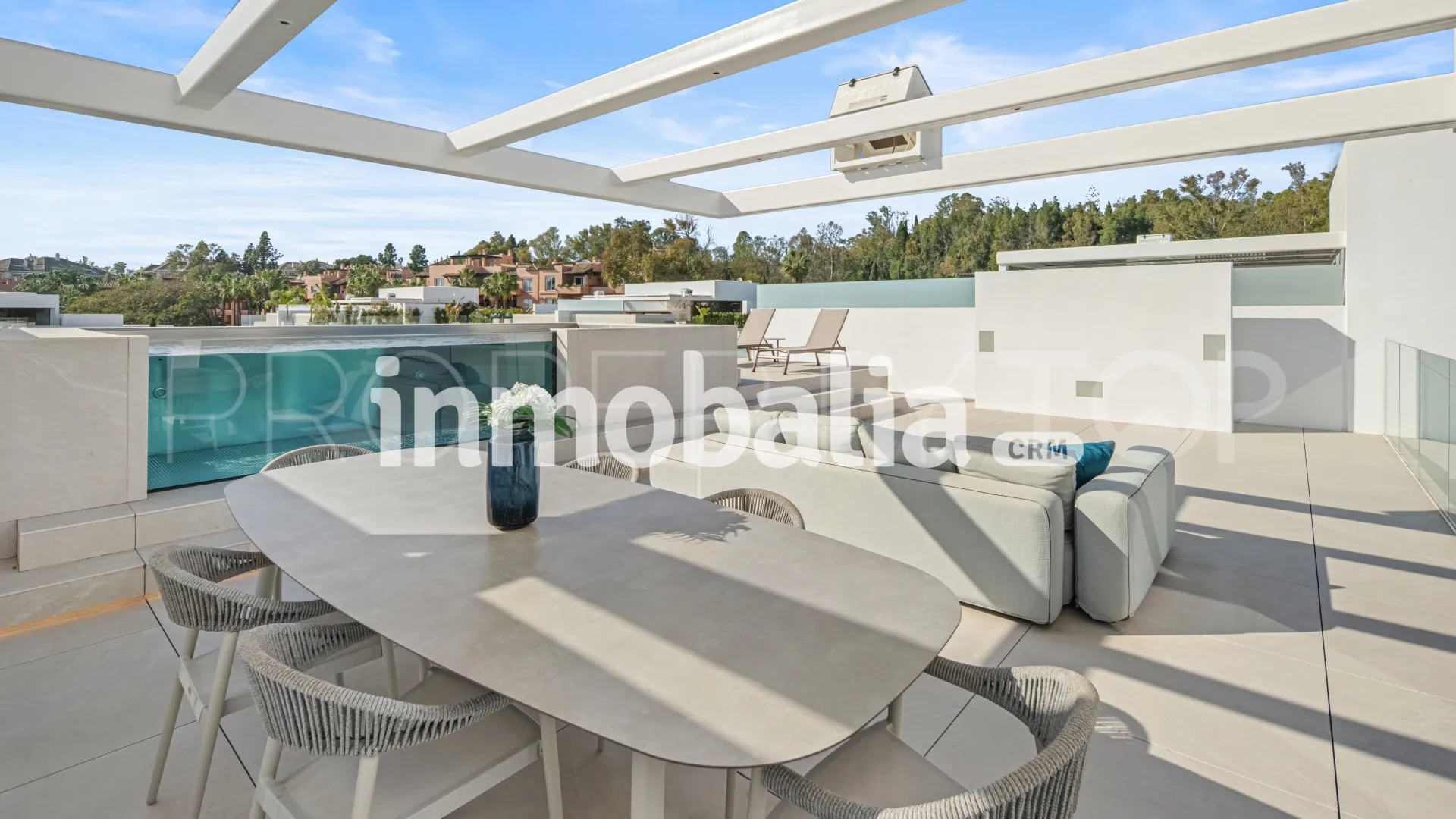 Marbella Golden Mile 3 bedrooms semi detached villa for sale