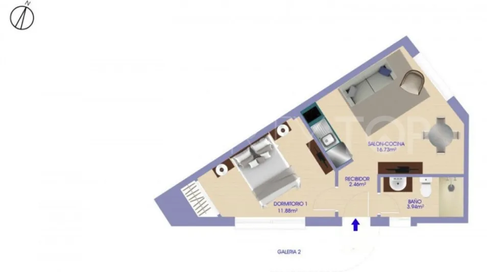 Apartment in Estepona Old Town for sale
