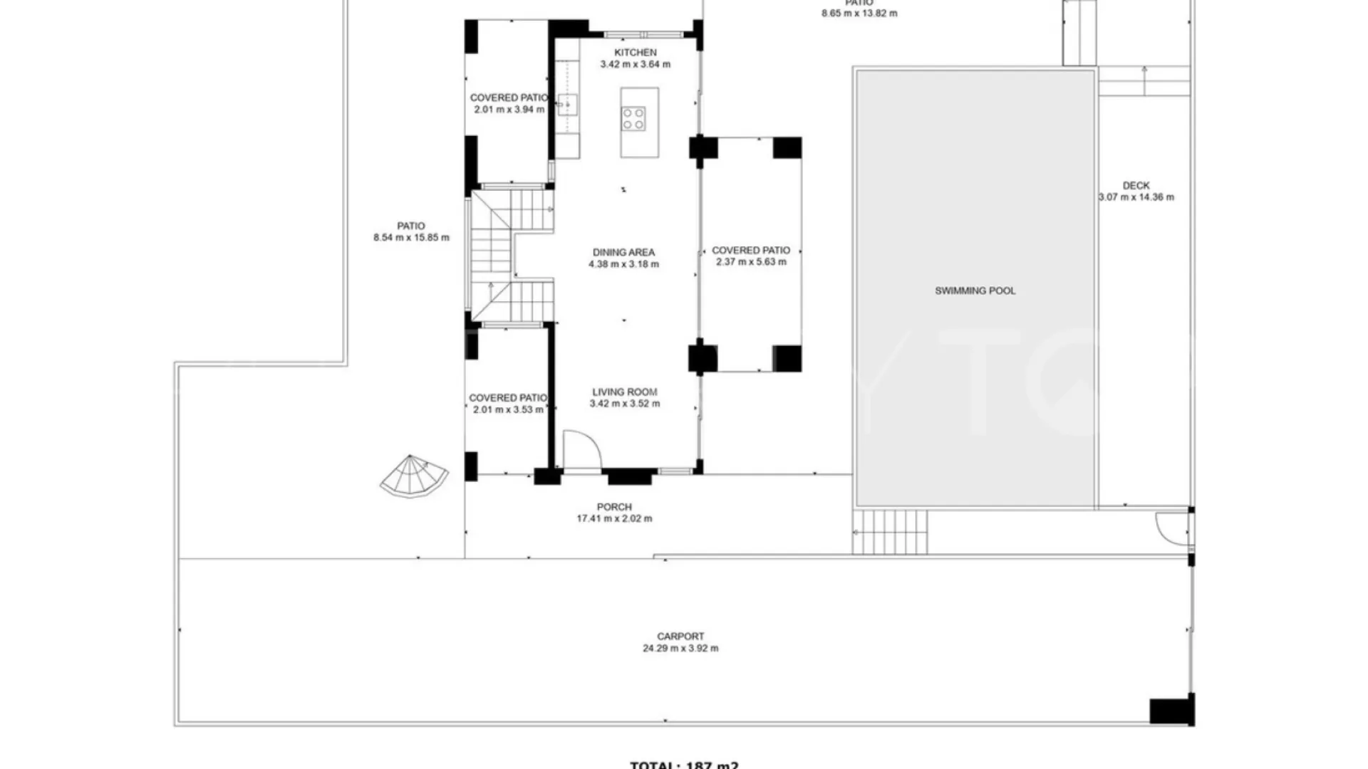 Valle Romano, villa de 3 dormitorios en venta
