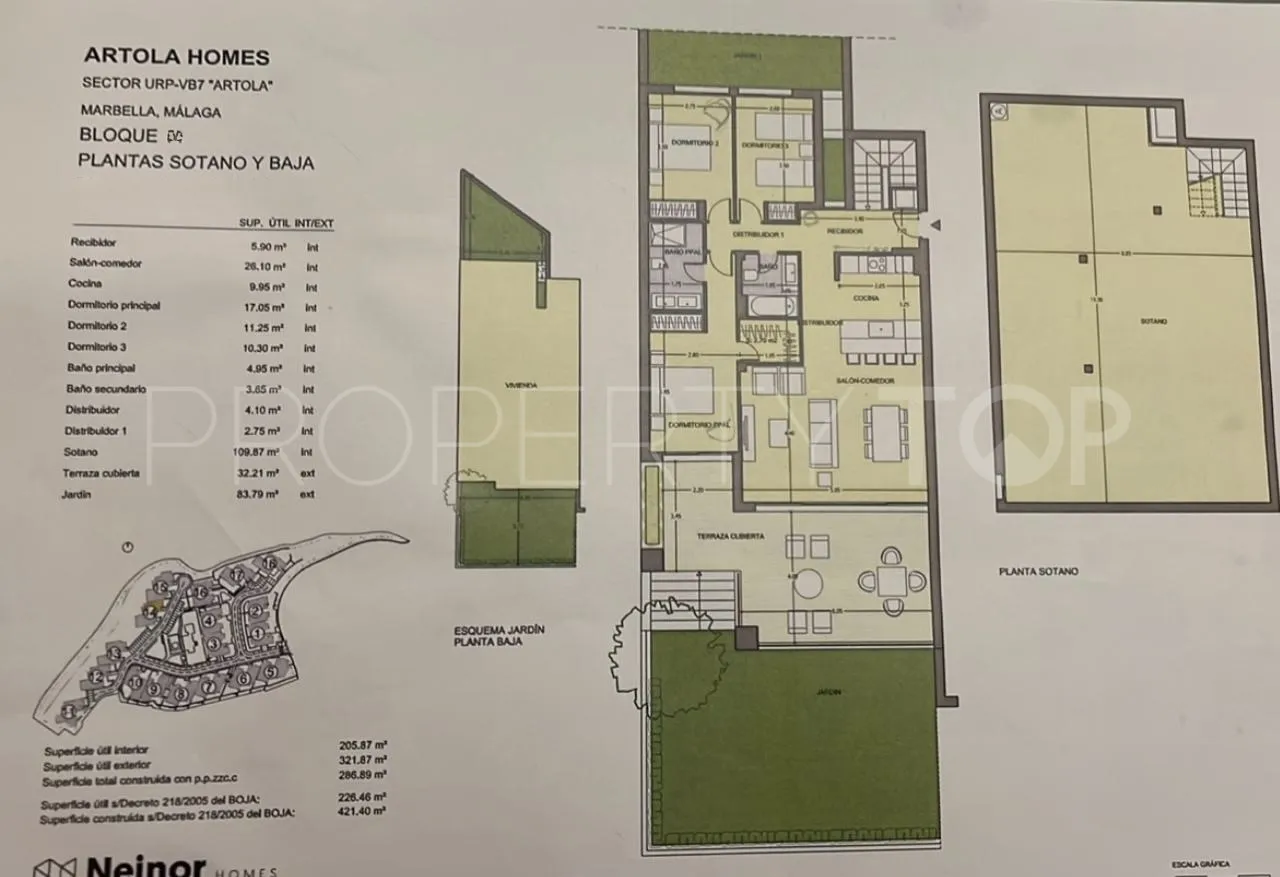 Artola, duplex de 4 dormitorios a la venta