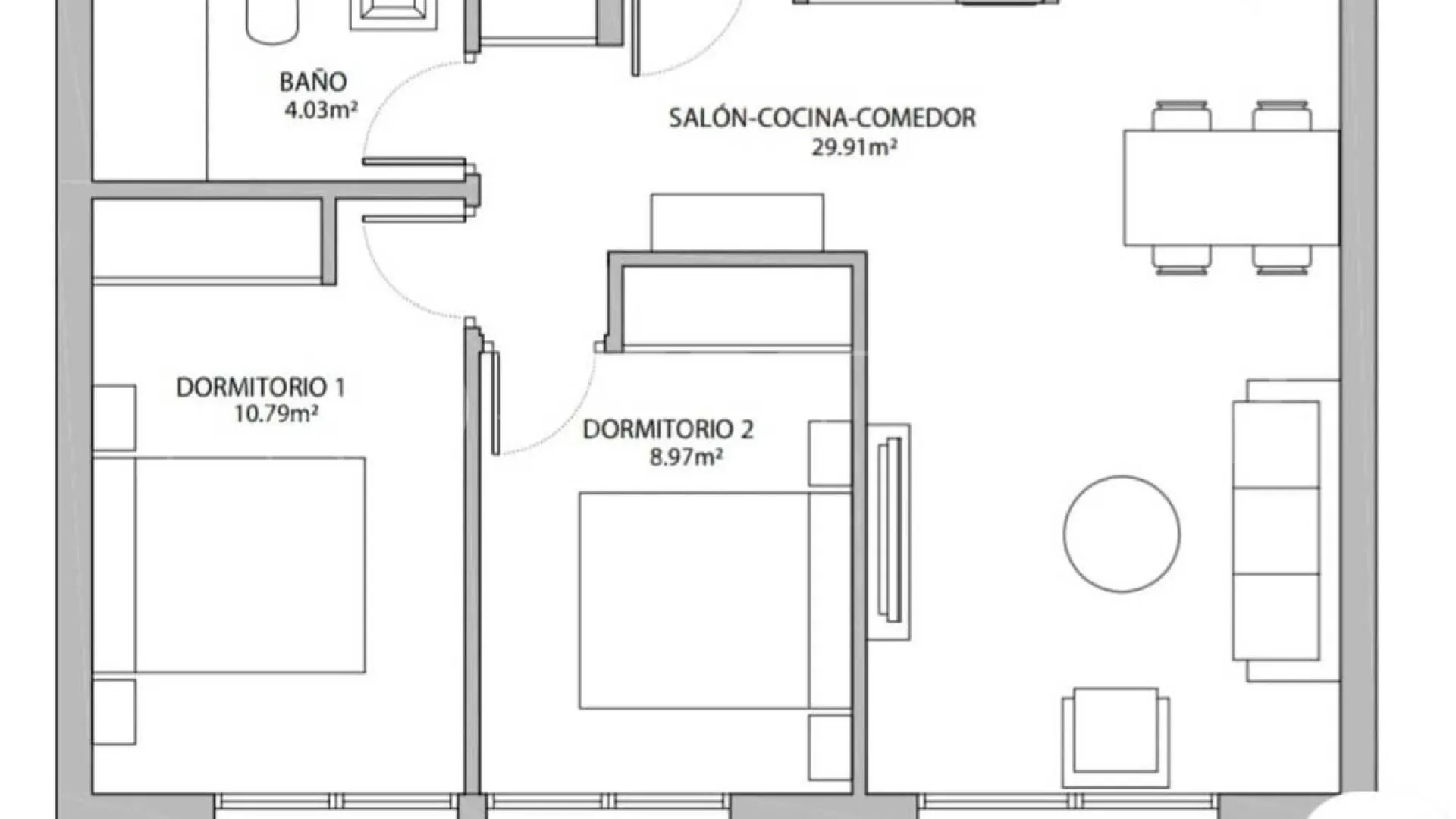 Apartamento de 2 dormitorios en venta en Fuengirola