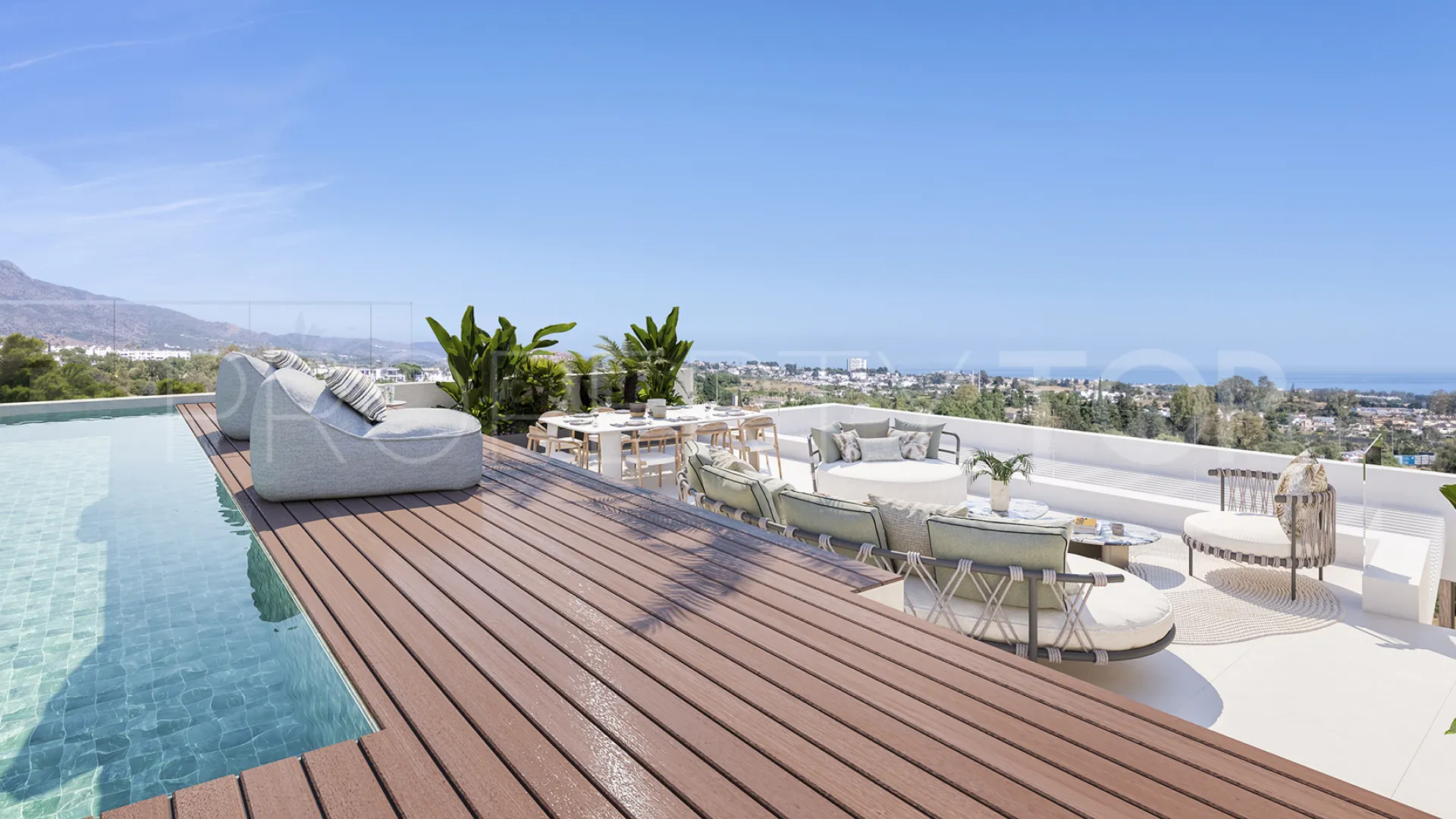 For sale duplex penthouse in Puerto del Capitan with 3 bedrooms