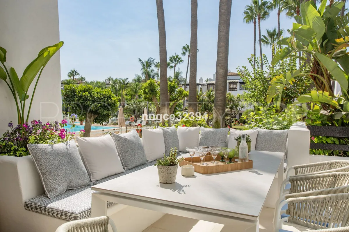 For sale Marbella Golden Mile ground floor apartment