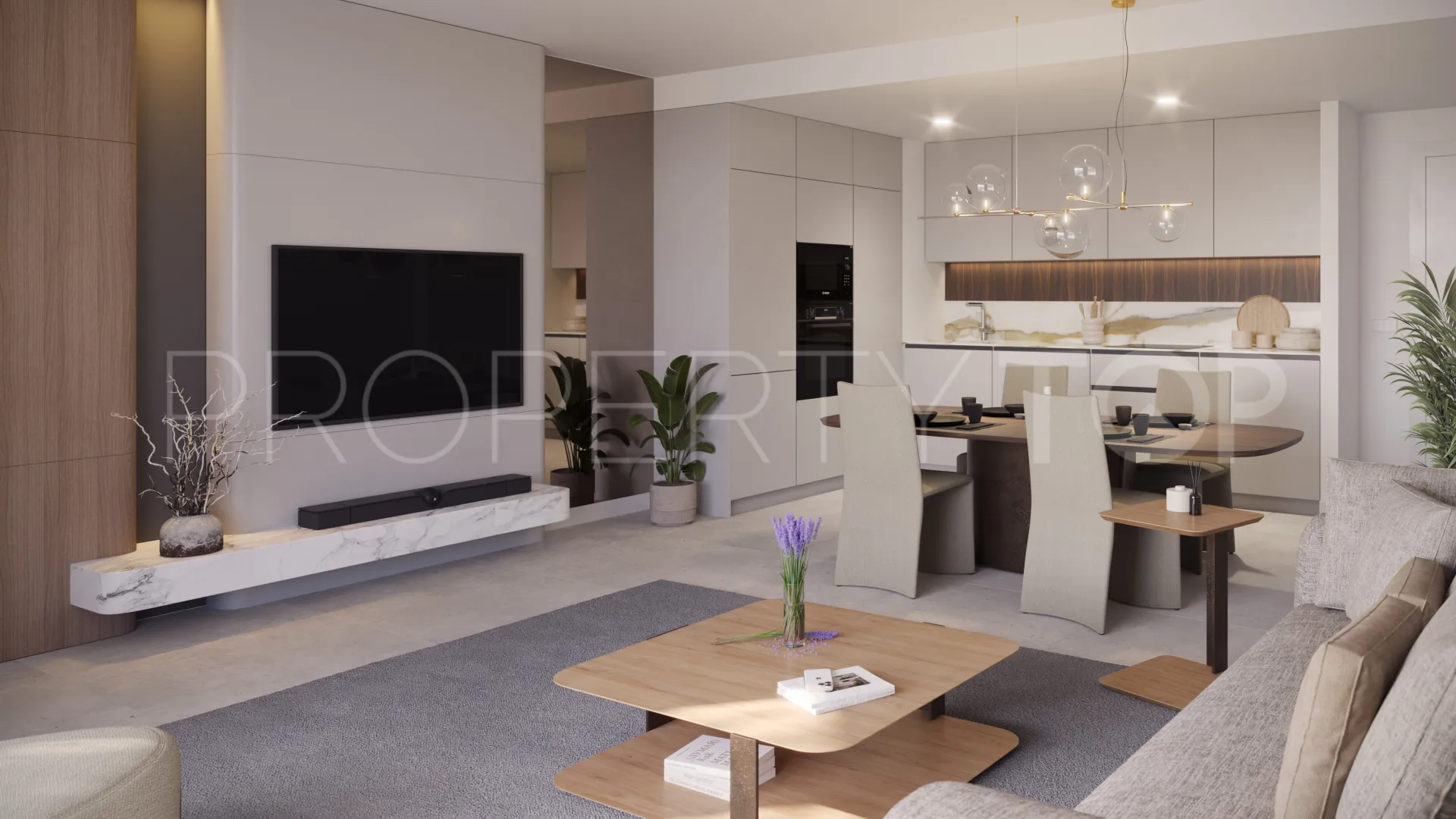 For sale penthouse with 3 bedrooms in Marbella