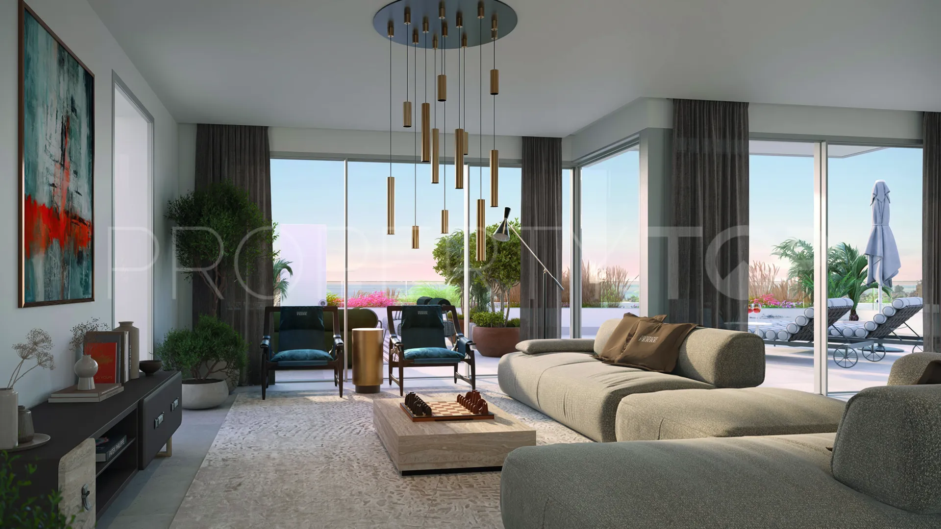 For sale penthouse with 3 bedrooms in Marbella