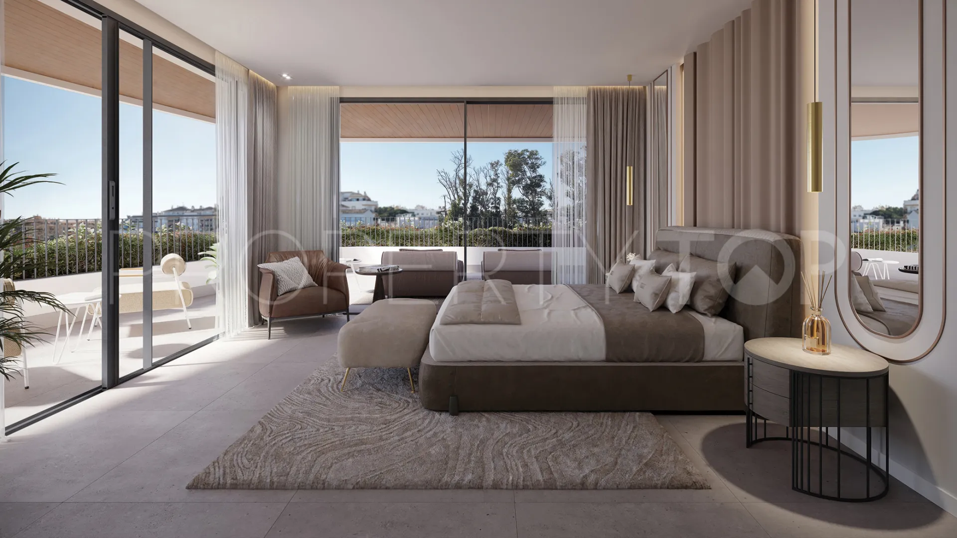 For sale penthouse with 3 bedrooms in Marbella