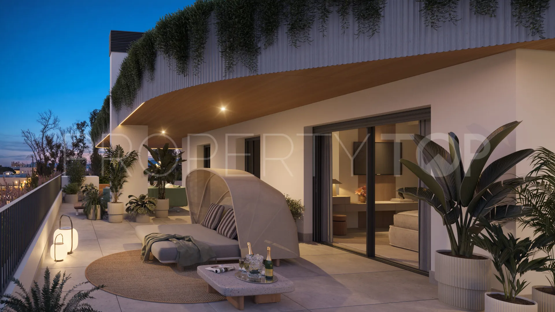 For sale penthouse with 3 bedrooms in Marbella