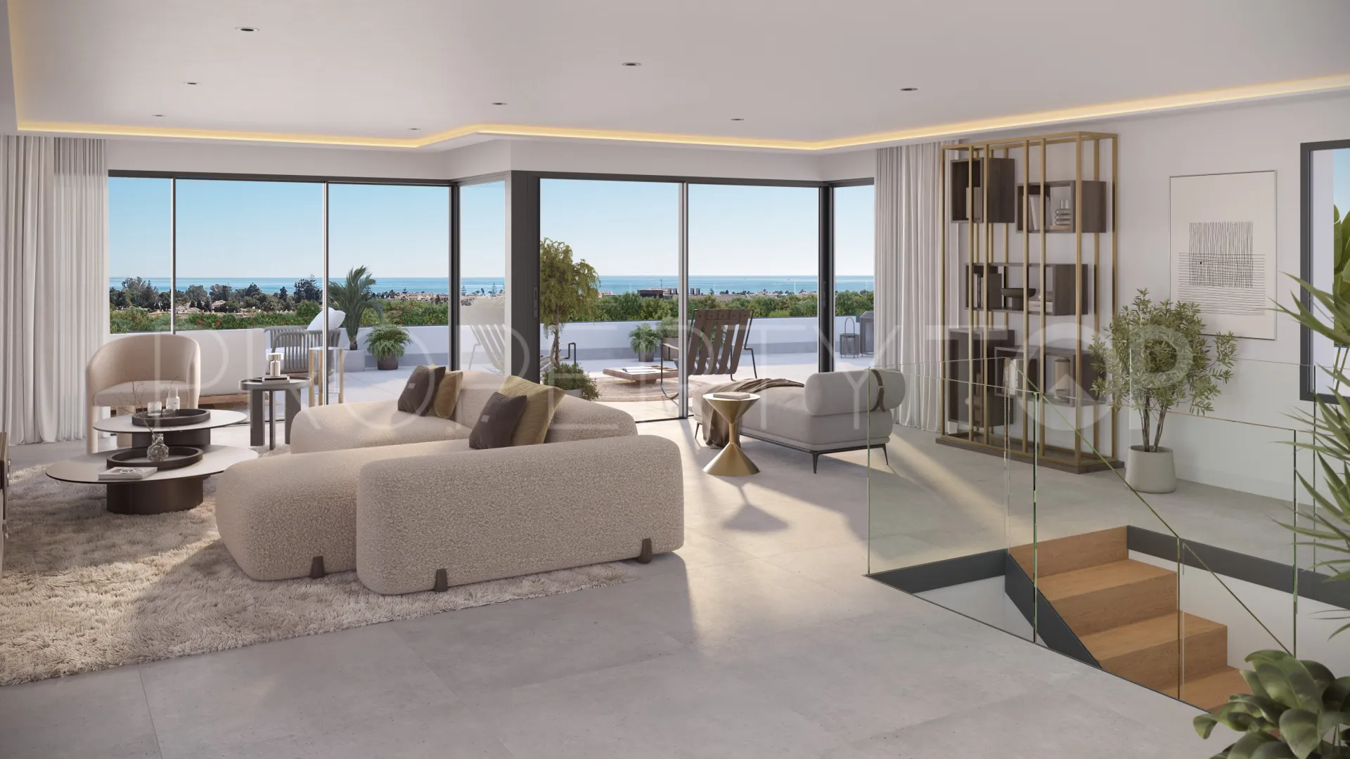 For sale penthouse with 3 bedrooms in Marbella