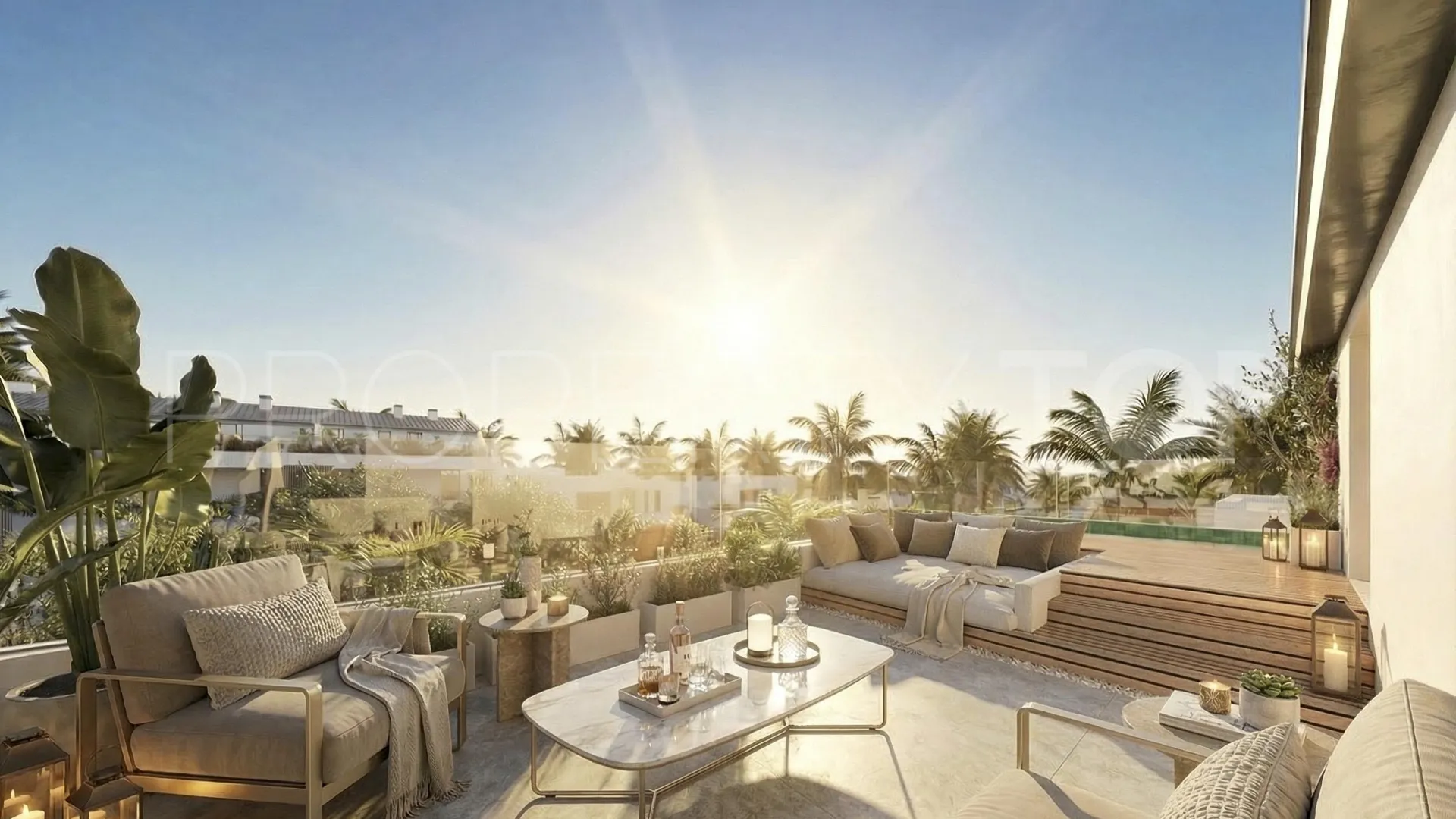 For sale penthouse with 3 bedrooms in Marbella