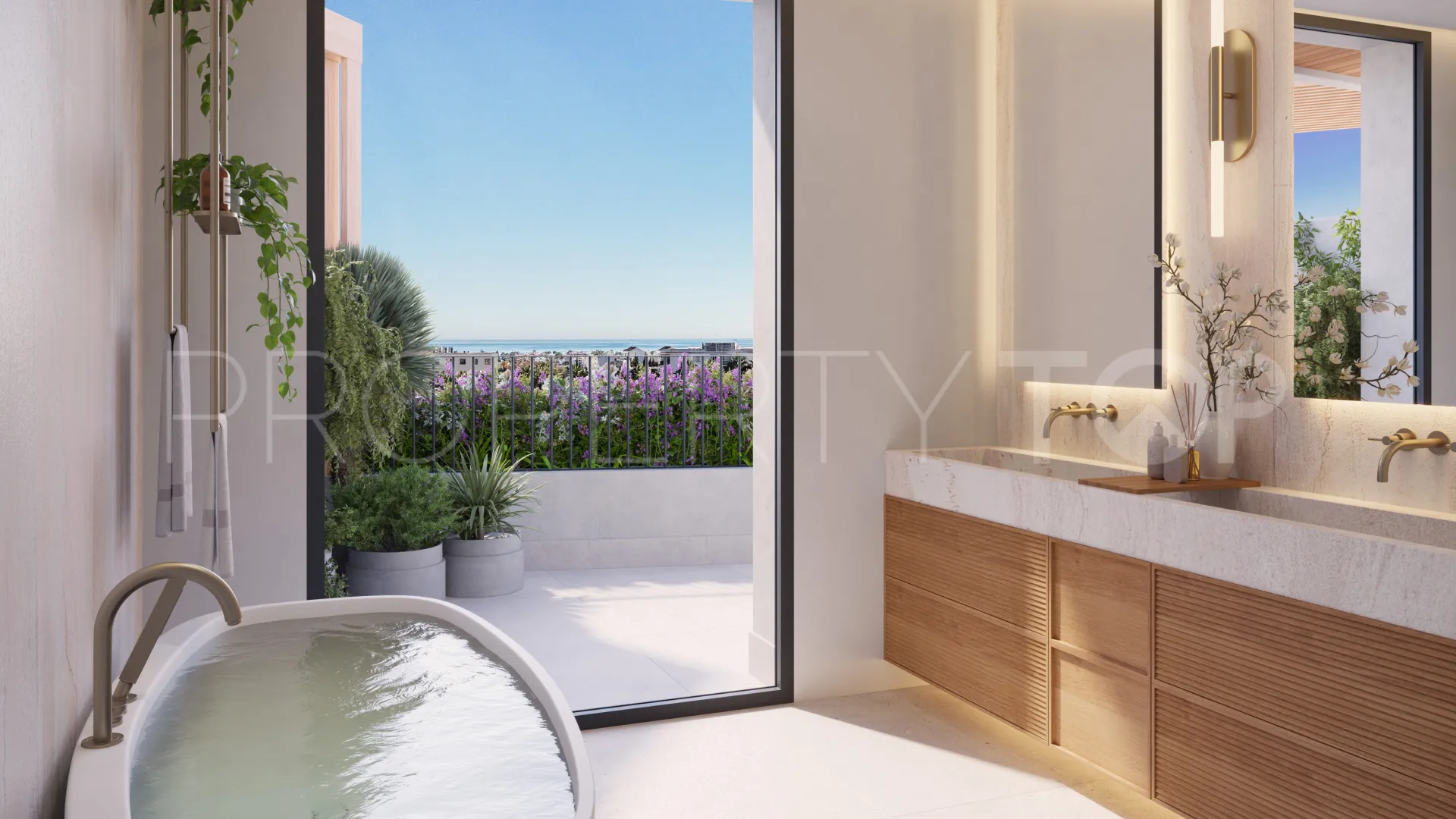 For sale penthouse with 3 bedrooms in Marbella