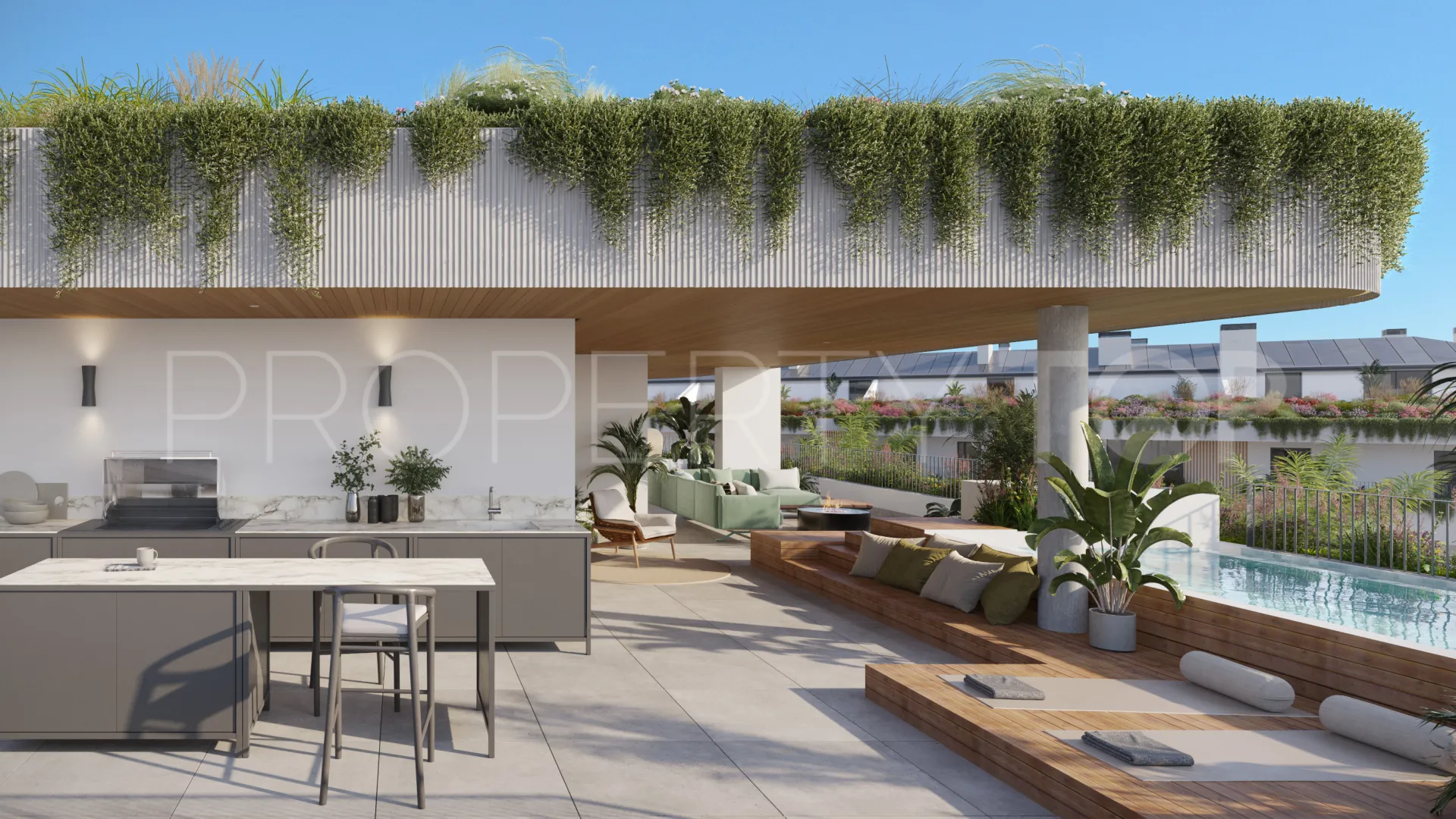 For sale penthouse with 3 bedrooms in Marbella
