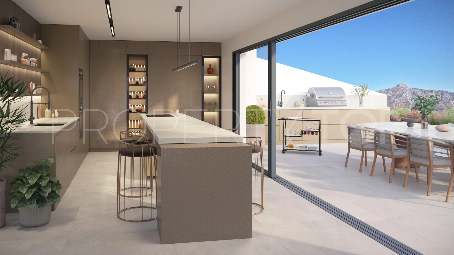 For sale penthouse with 3 bedrooms in Marbella