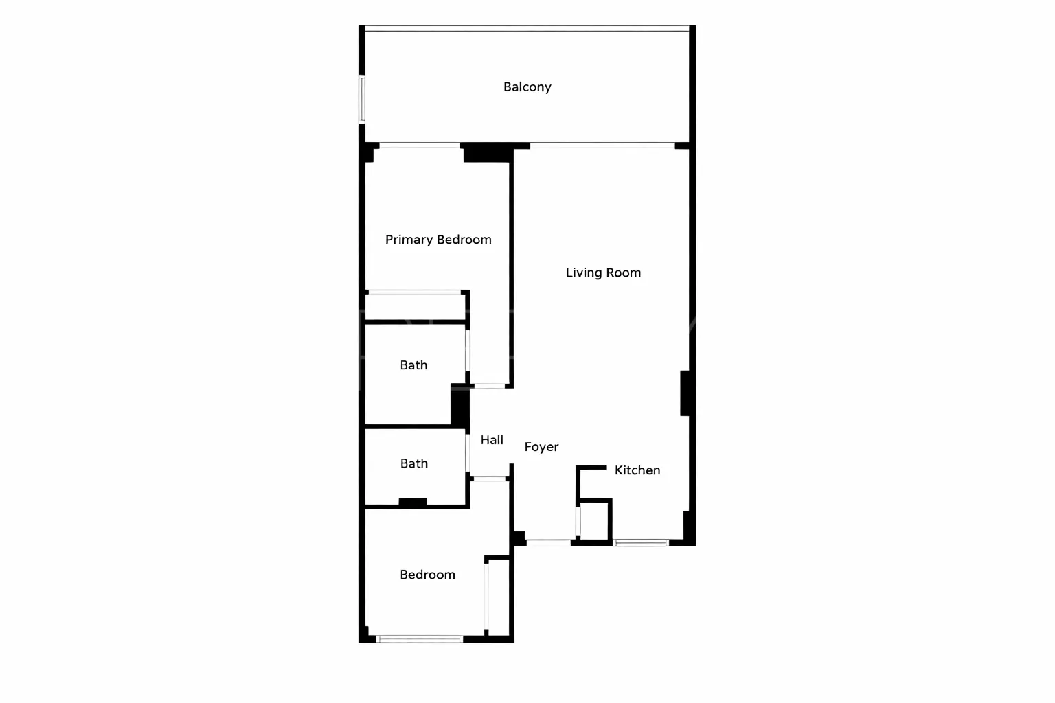 Apartamento en venta en El Higueron con 2 dormitorios