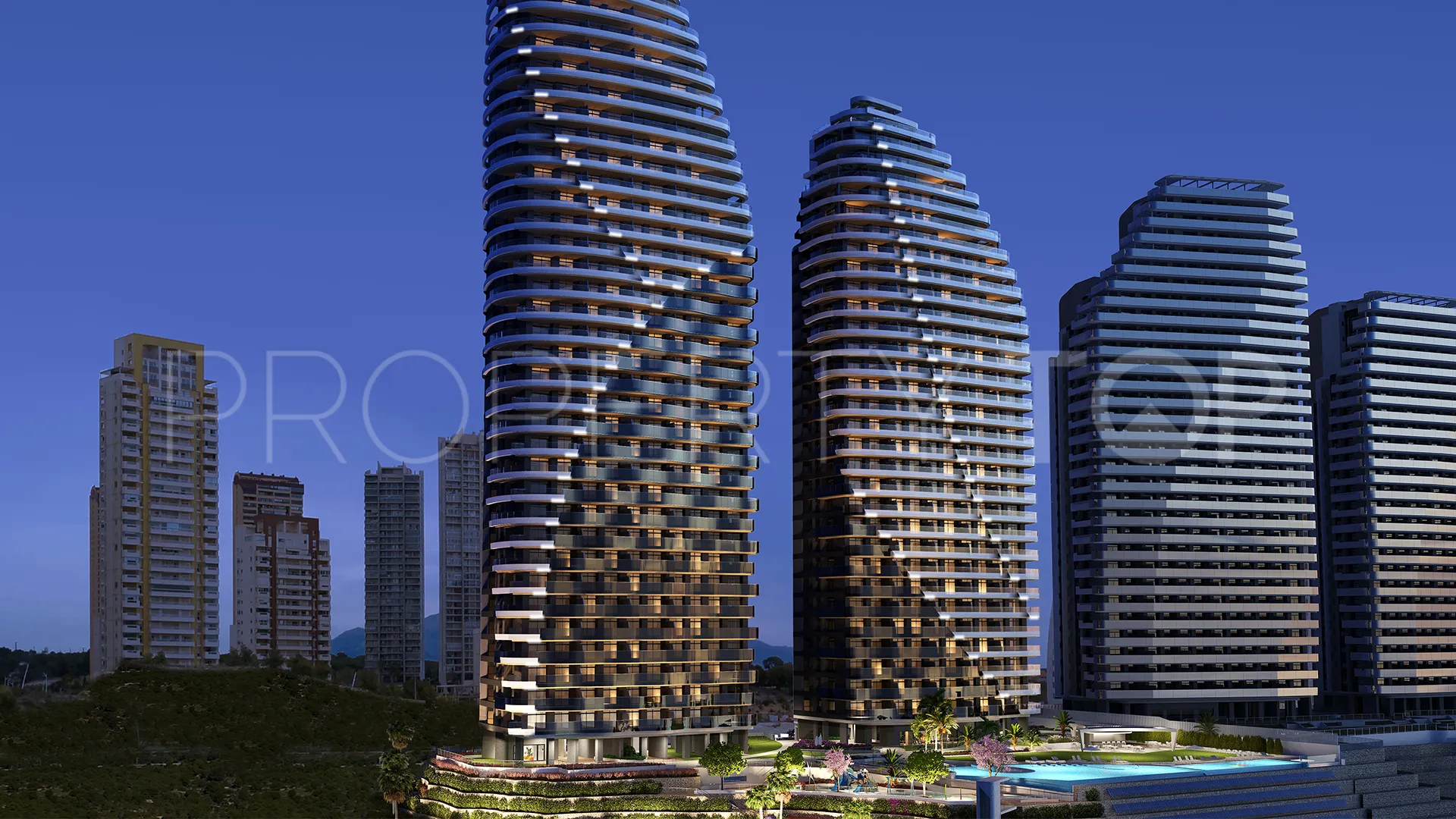 For sale 2 bedrooms apartment in Benidorm