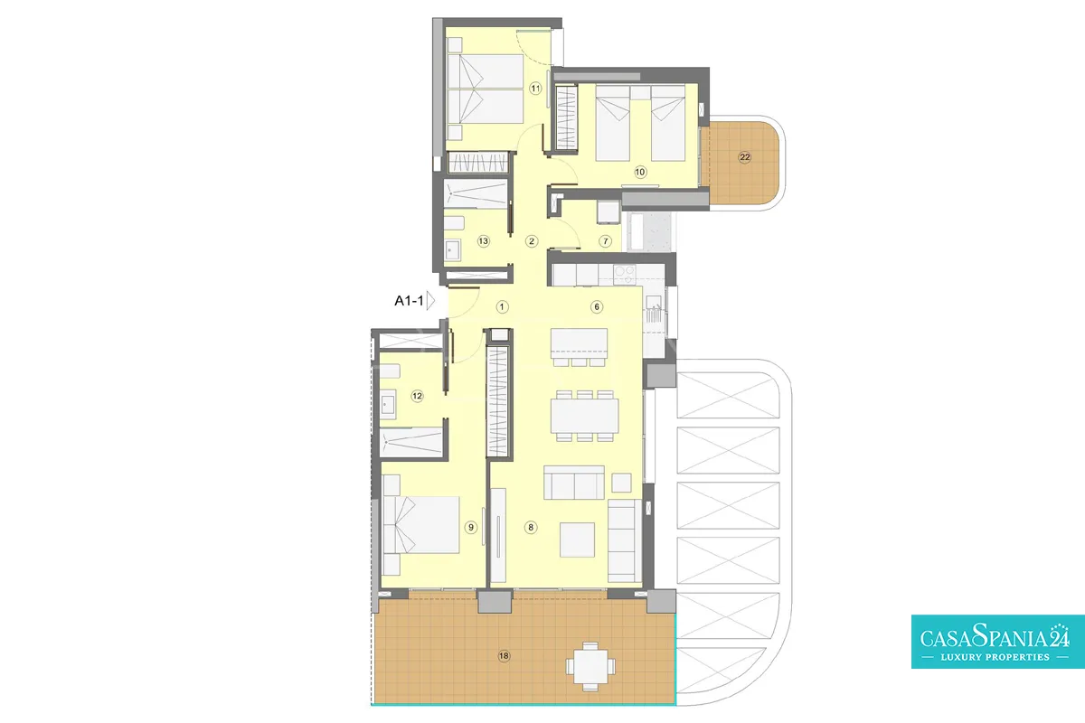 3 bedrooms apartment for sale in Benidorm