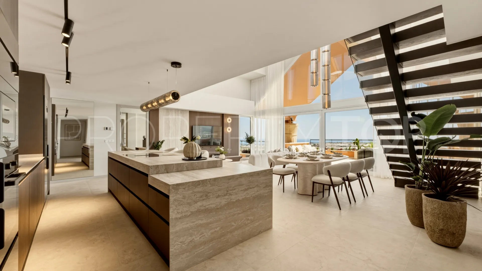 Duplex penthouse for sale in Magna Marbella with 3 bedrooms