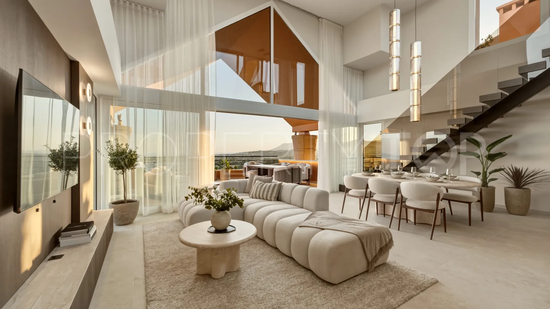 Duplex penthouse for sale in Magna Marbella with 3 bedrooms