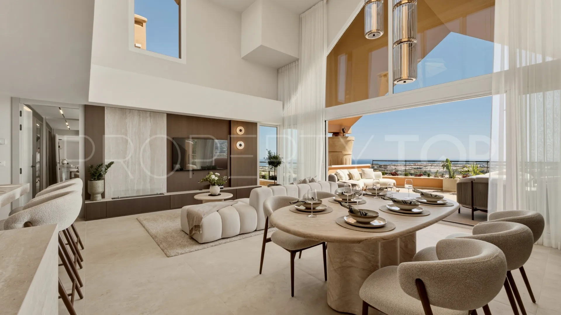Duplex penthouse for sale in Magna Marbella with 3 bedrooms