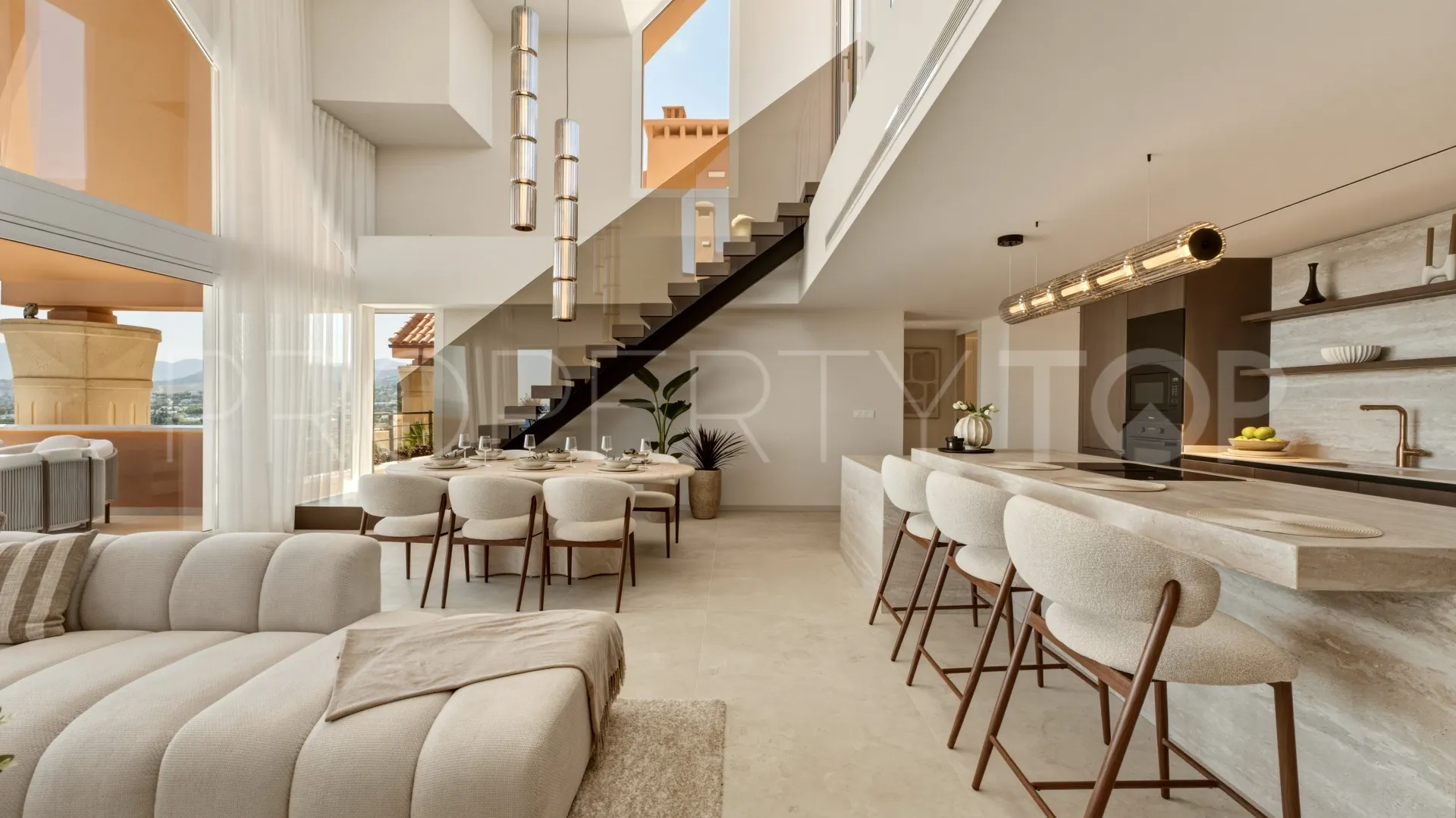 Duplex penthouse for sale in Magna Marbella with 3 bedrooms