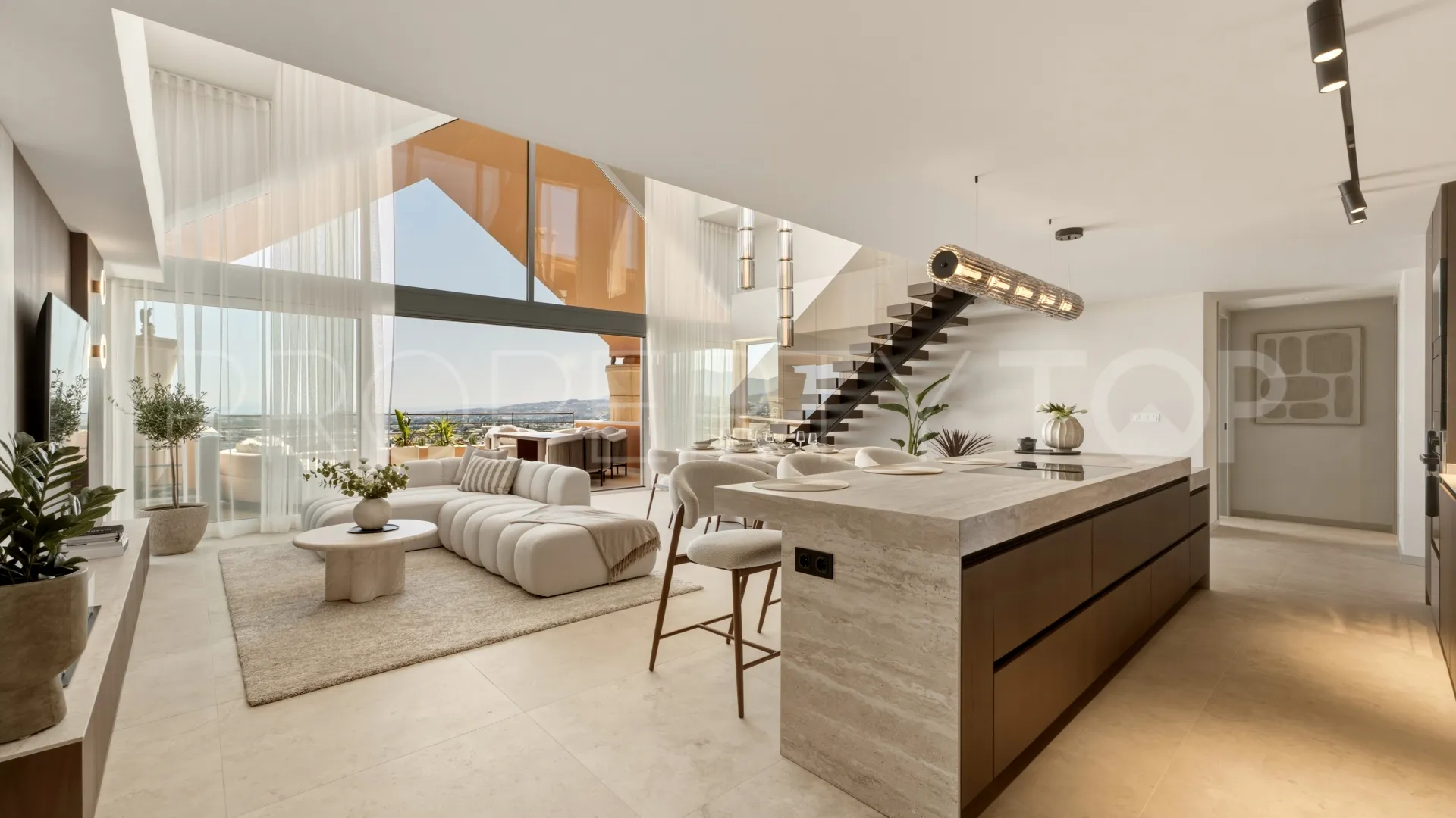 Duplex penthouse for sale in Magna Marbella with 3 bedrooms