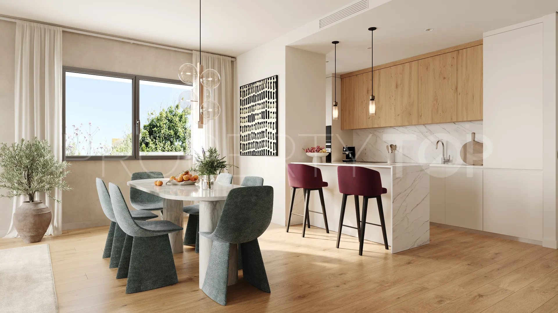 Atico duplex en venta en Casares Playa de 3 dormitorios