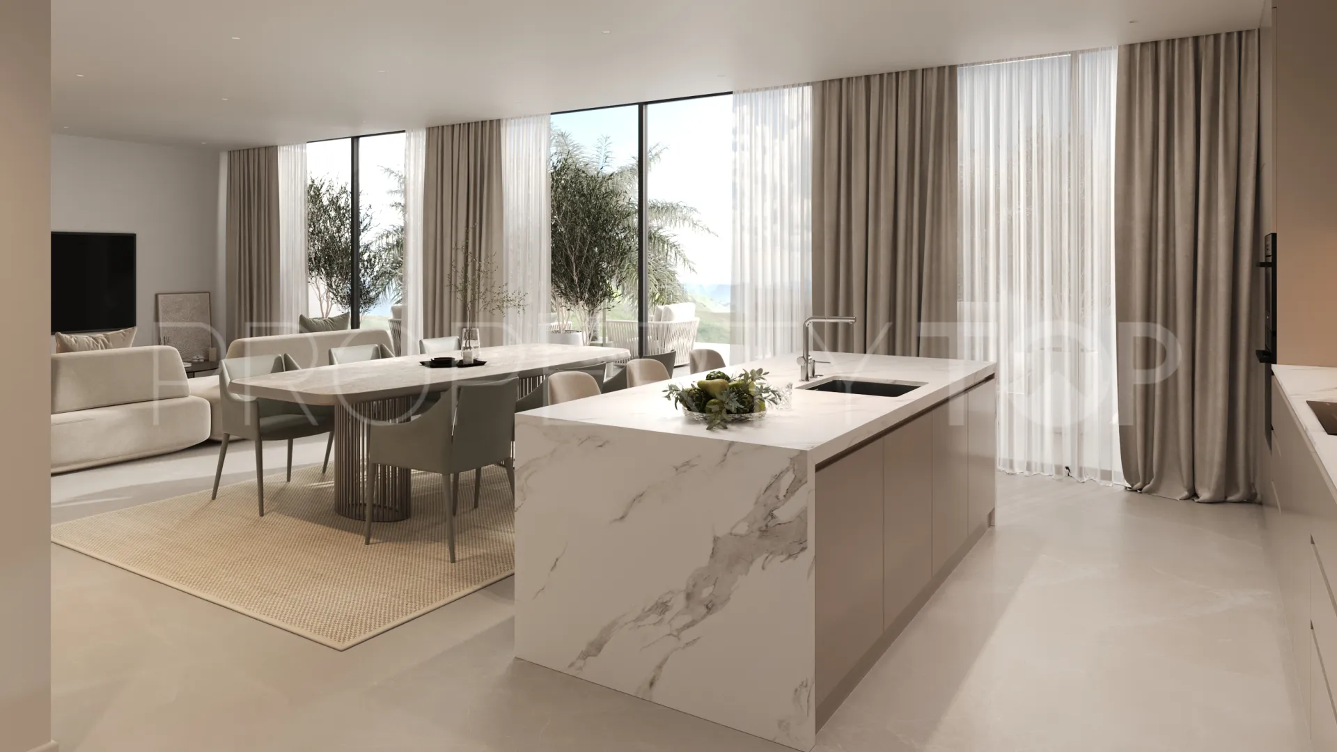 For sale 3 bedrooms penthouse in Estepona West