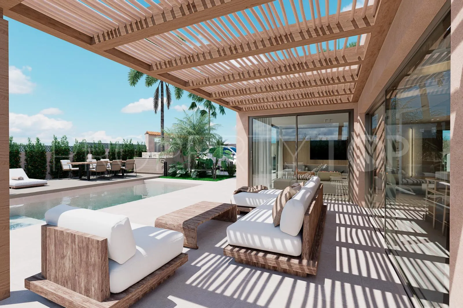 Villa de 3 dormitorios en venta en Linda Vista Baja