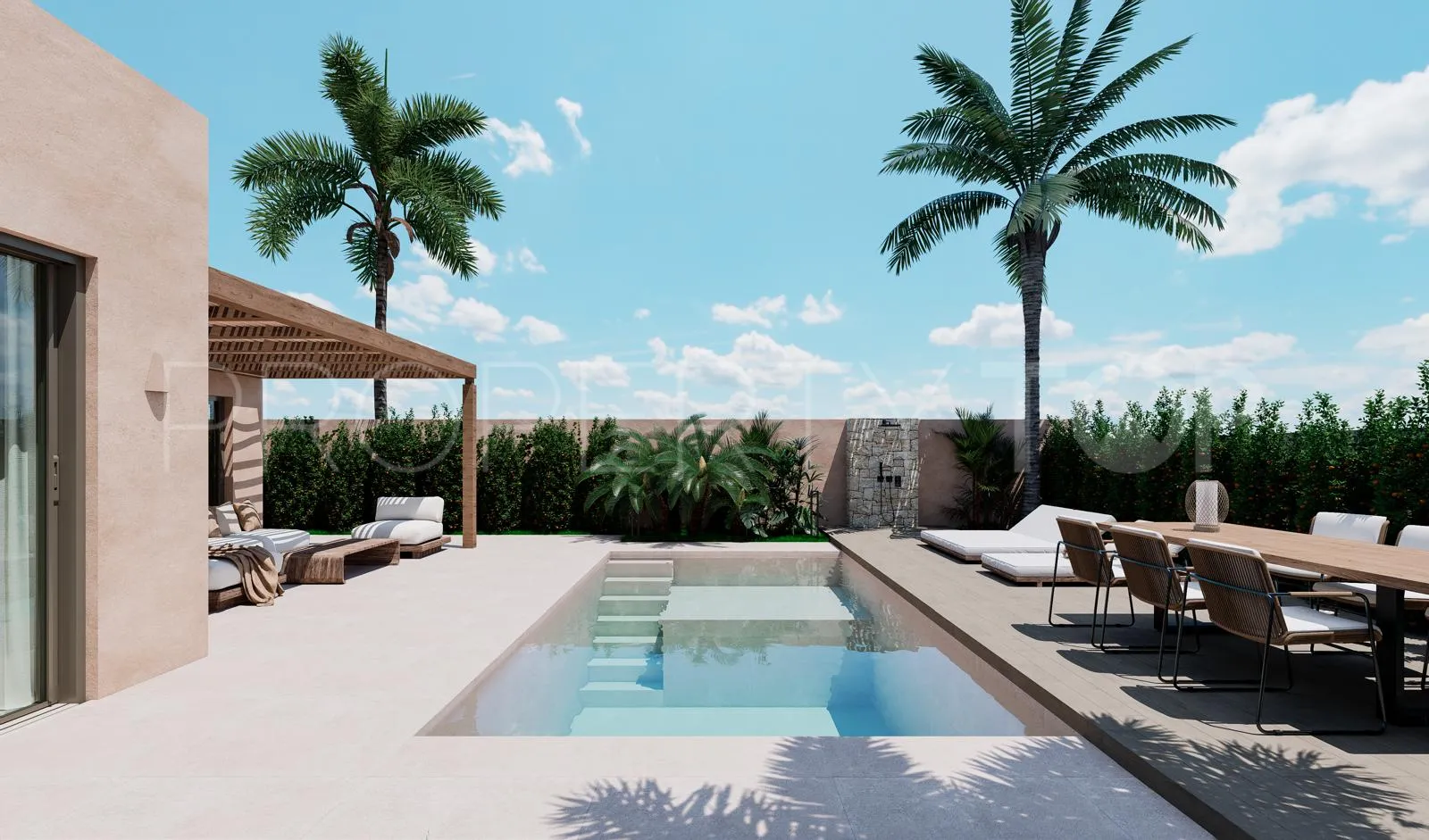 Villa de 3 dormitorios en venta en Linda Vista Baja
