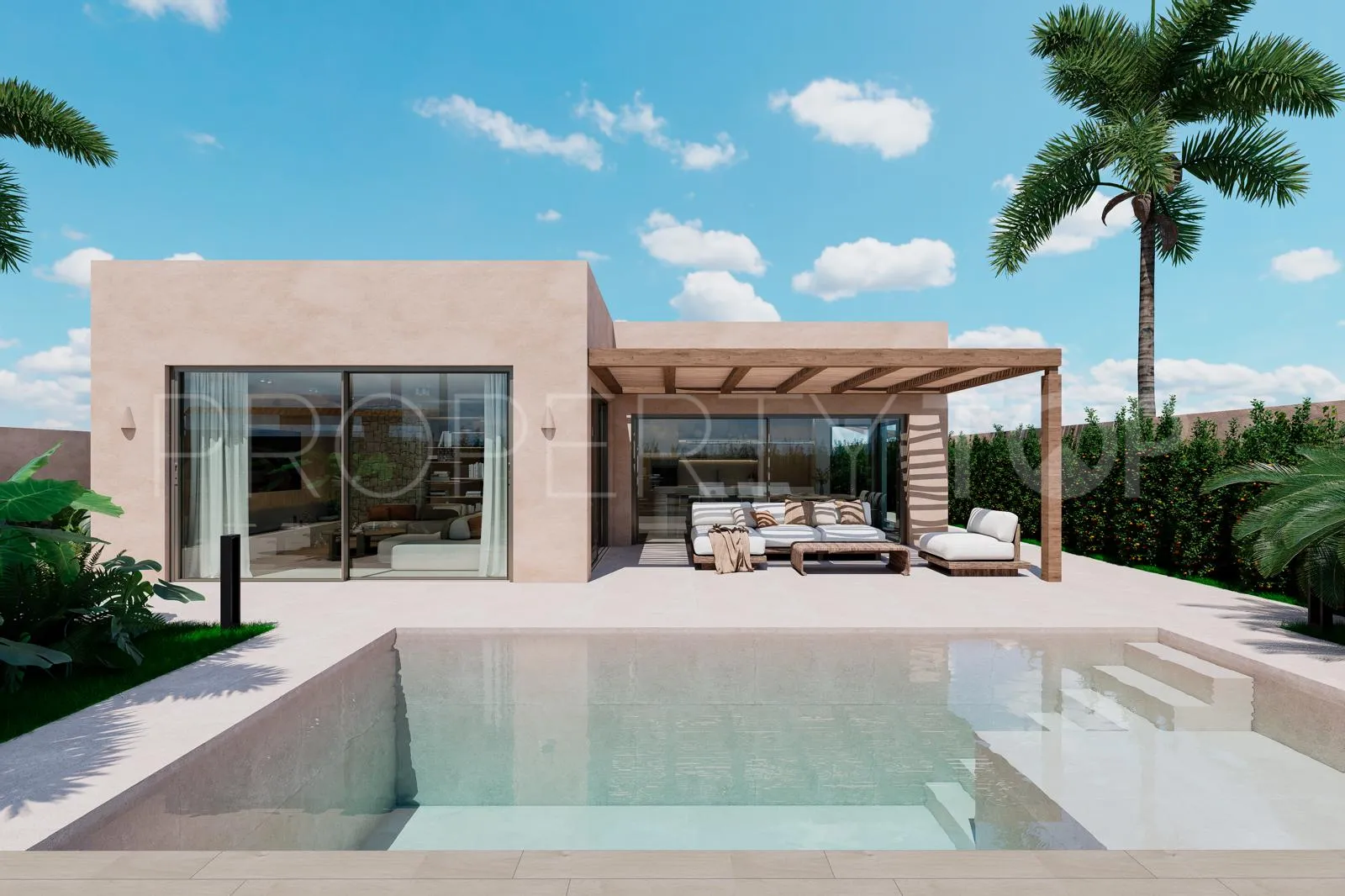 Villa de 3 dormitorios en venta en Linda Vista Baja